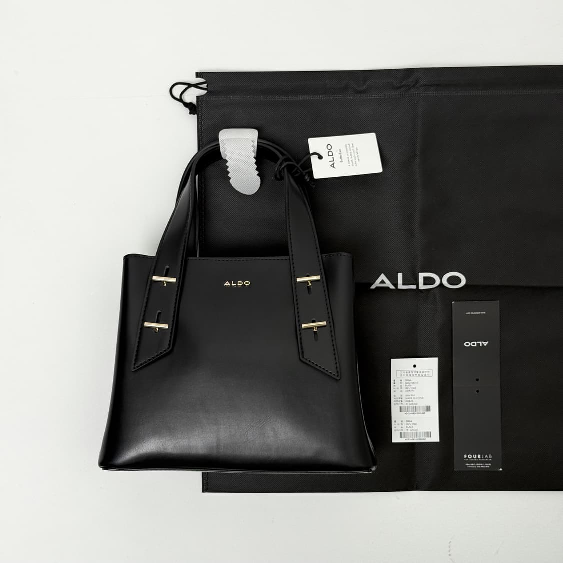(새상품) 알도 제리나 사첼 백 토트백 겸 크로스백 블랙 상품이미지2