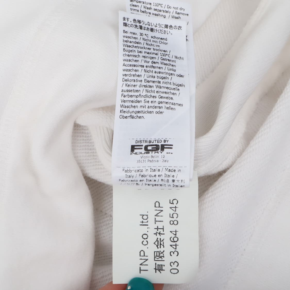 Ten C 텐씨 화이트 포켓 스웻셔츠 상품이미지9