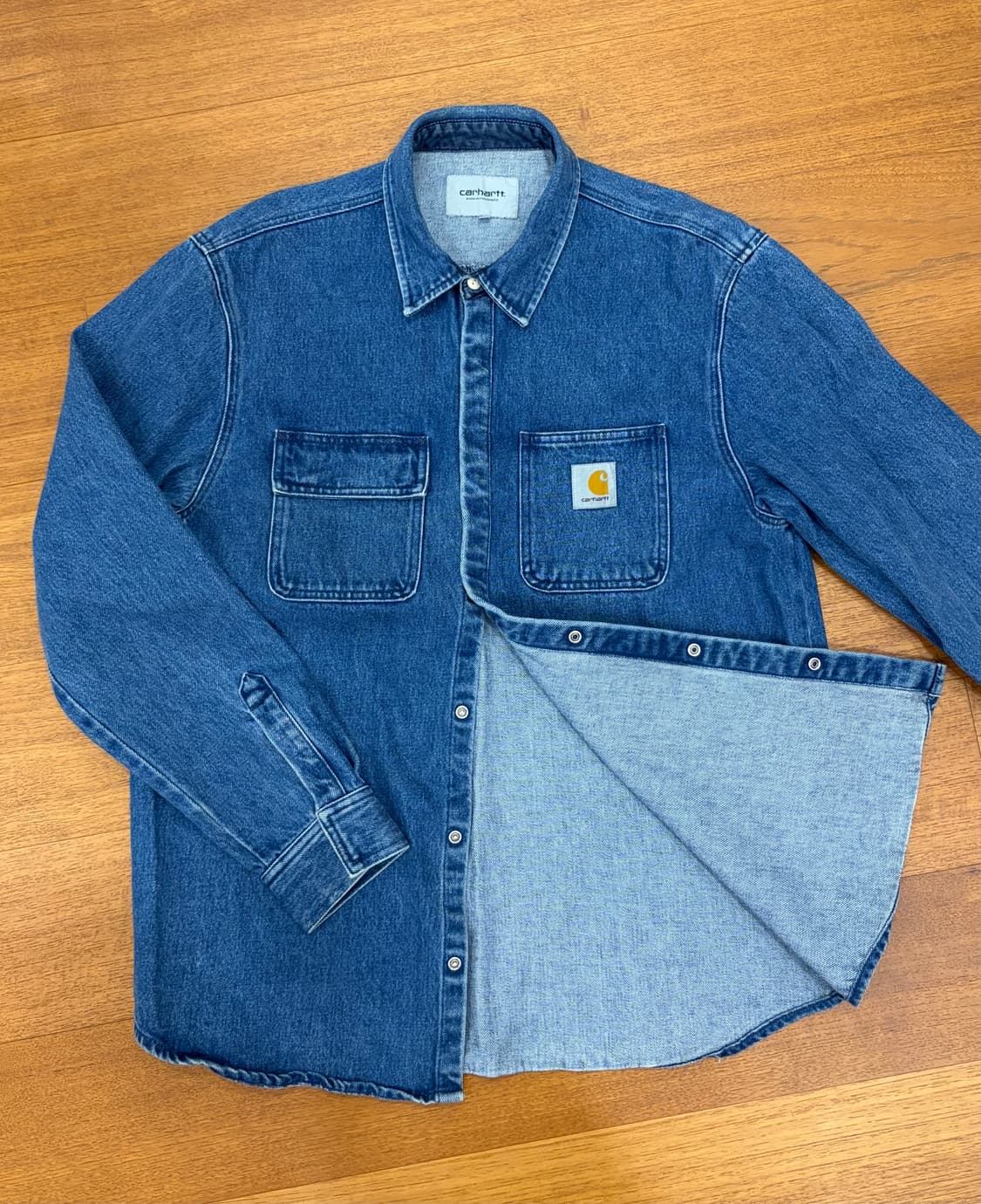 칼하트 데님 셔츠 자켓 상품이미지10