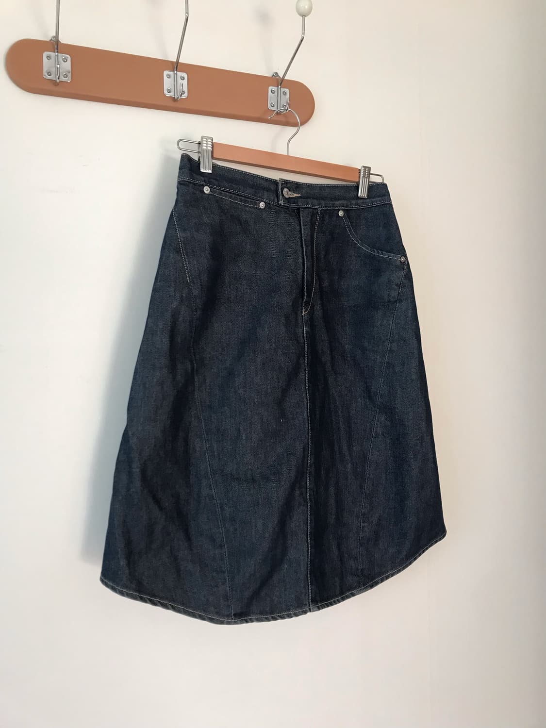 리바이스 데님 미디 플리츠 스커트 상품이미지8