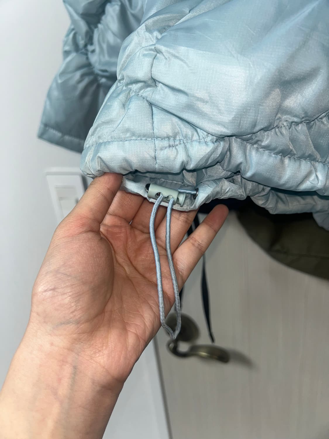 셔링 경량 패딩 상품이미지6