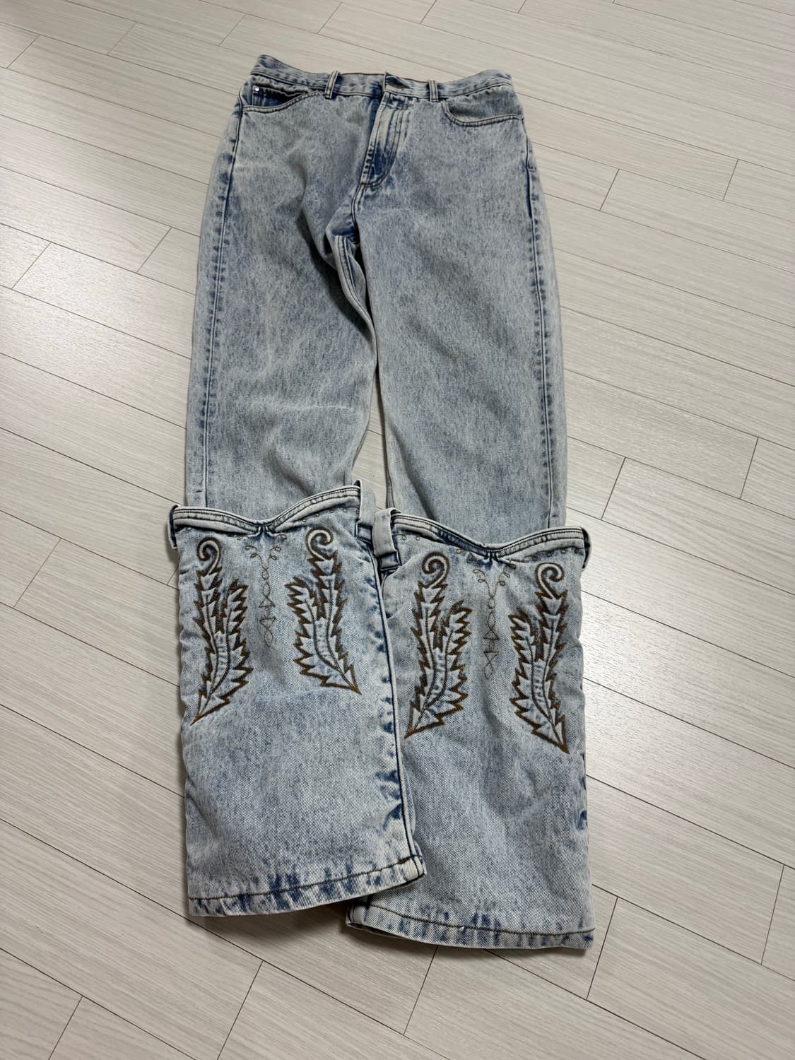 와이프로젝트 카우보이 데님 진 상품이미지3