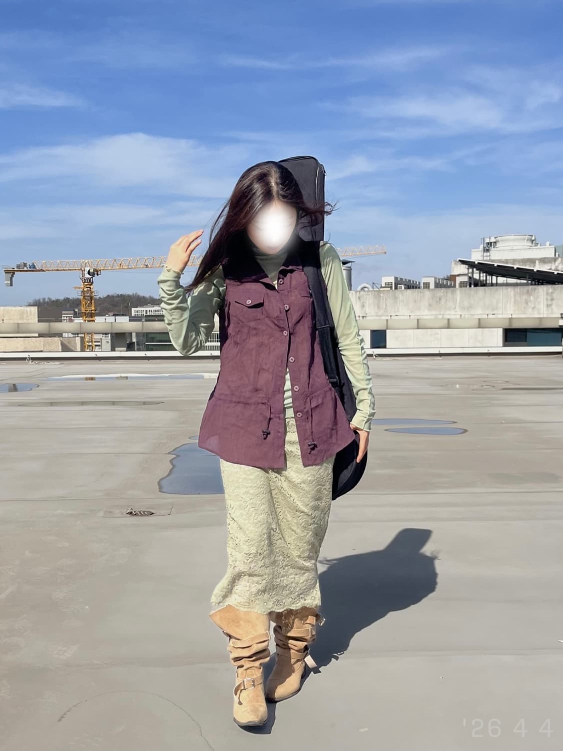 Utility Crinkle Vest 유틸리티 크링클 베스트 상품이미지3