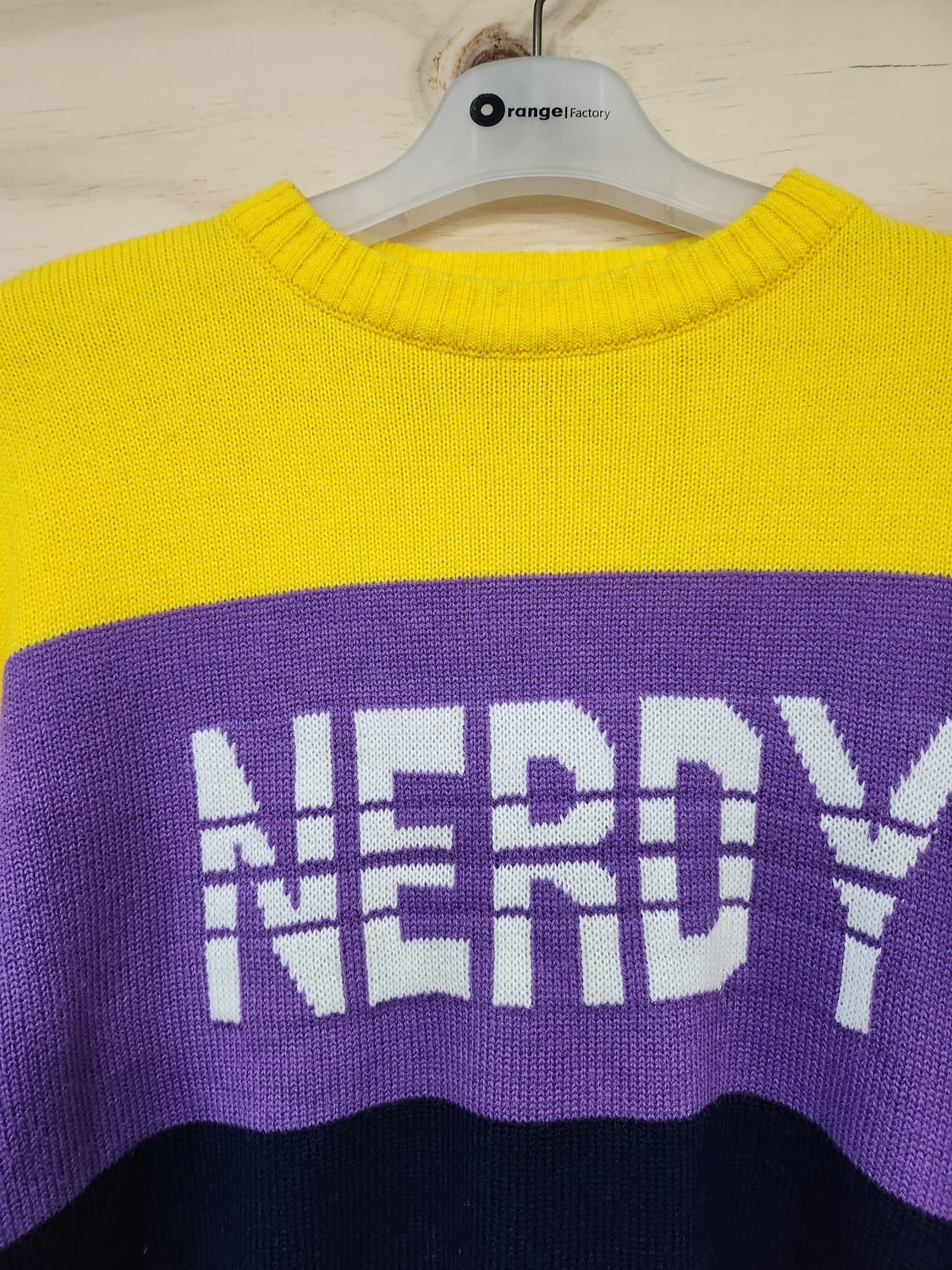 682) 널디 NERDY 컬러 블록 니트 상품이미지3