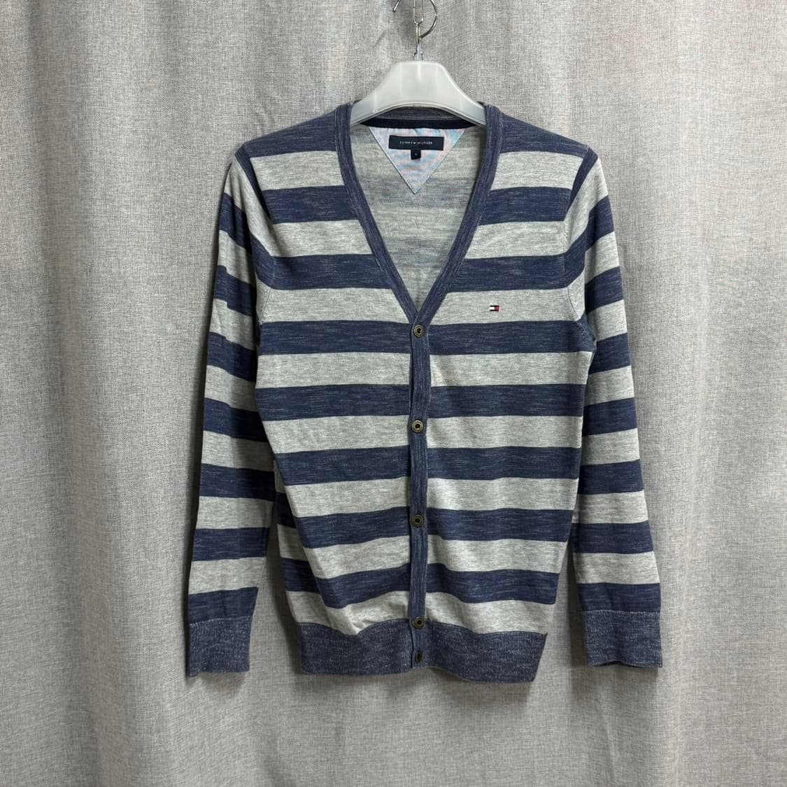 [S/95] 타미힐피거 Tommy Hilfiger 코튼 면 가디건 상품이미지1