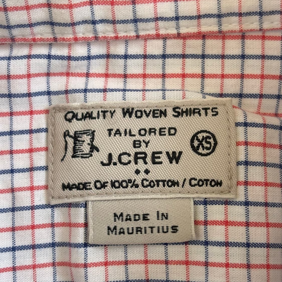 JCREW 제이크루 XS 캐주얼 체크 셔츠 남방 수입 정품 상품이미지3