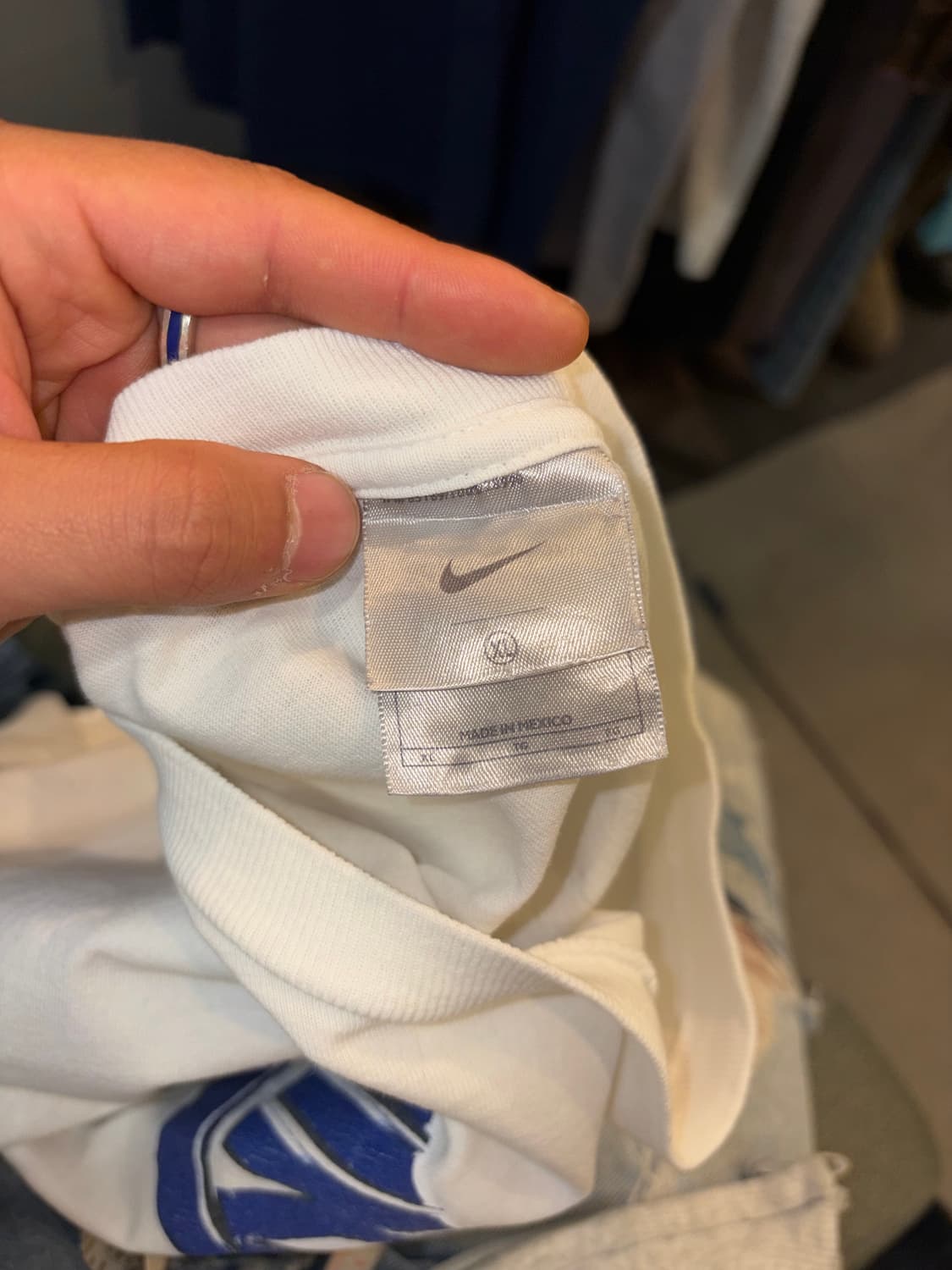 90’s Nike old swoosh logo print sleeve 상품이미지8