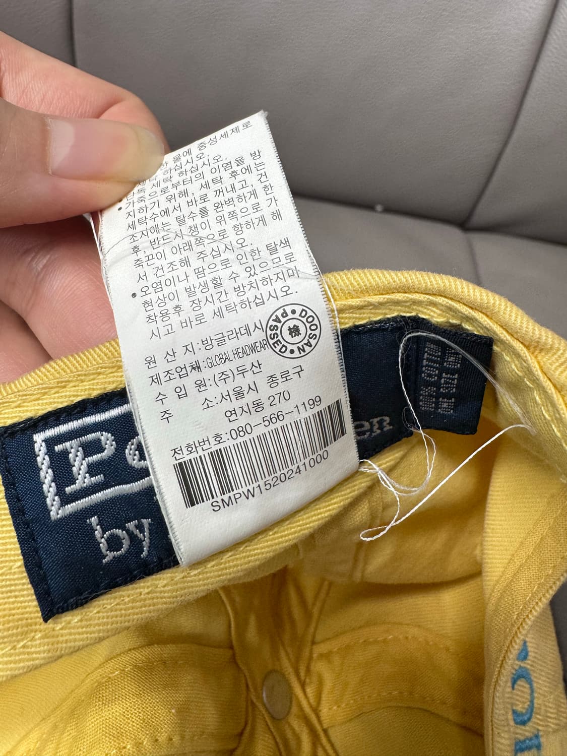 폴로 랄프로렌 볼캡 옐로우 상품이미지6