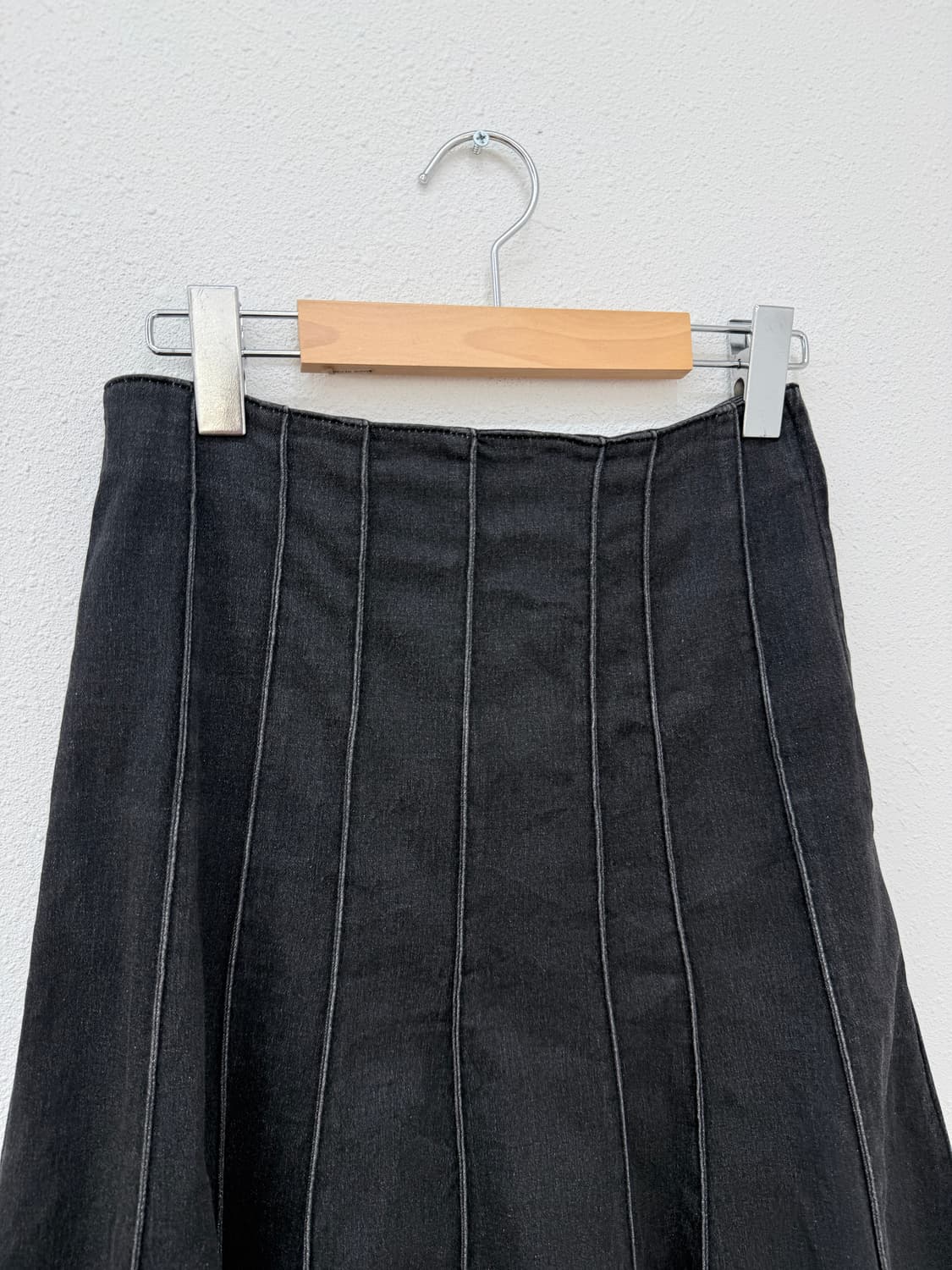 빈티지 L'EQUIPE YOSHIE INABA 데님 플레어 미디 스커트 상품이미지3