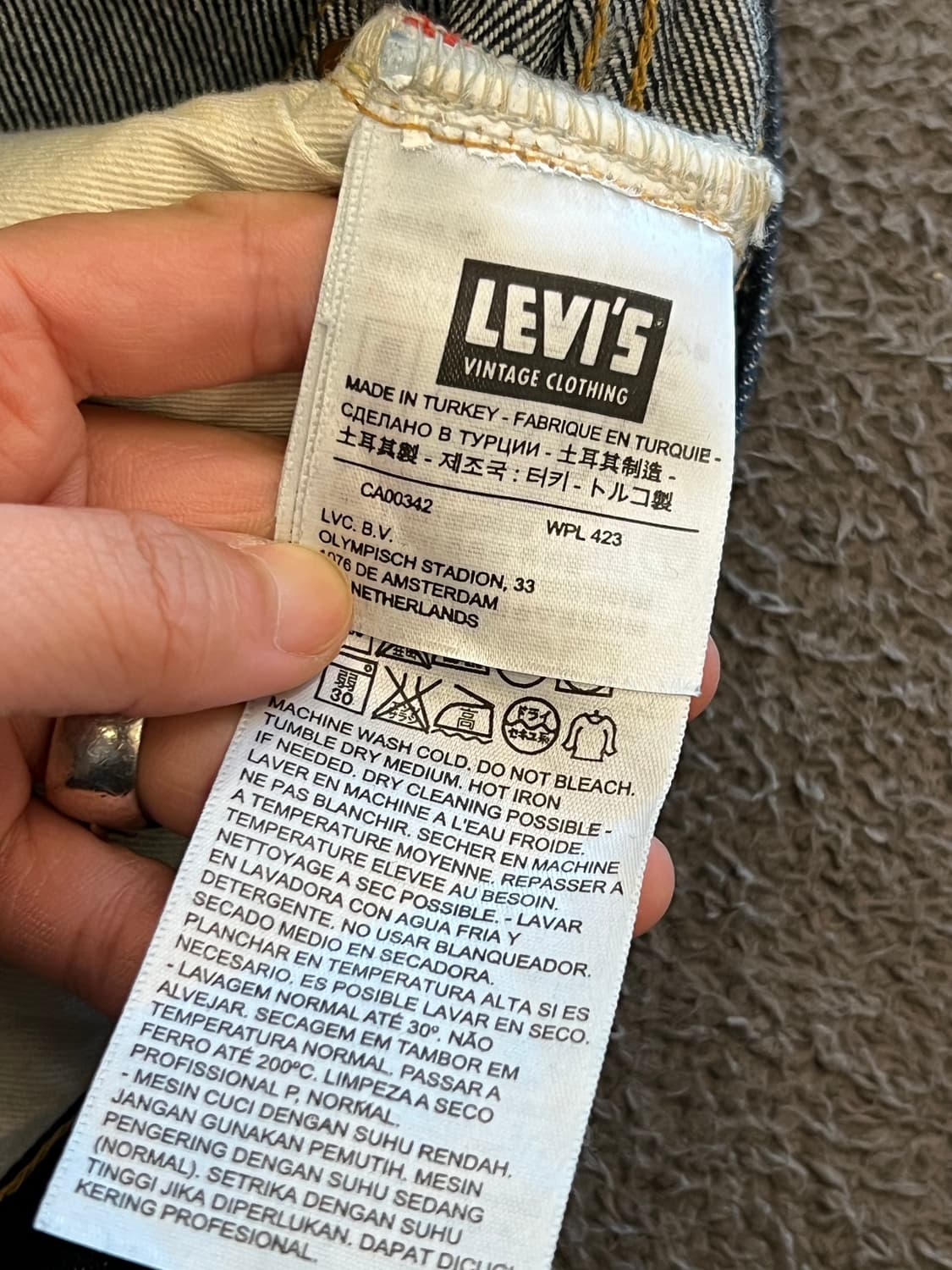 리바이스 LVC 501Z xx 처분  상품이미지5