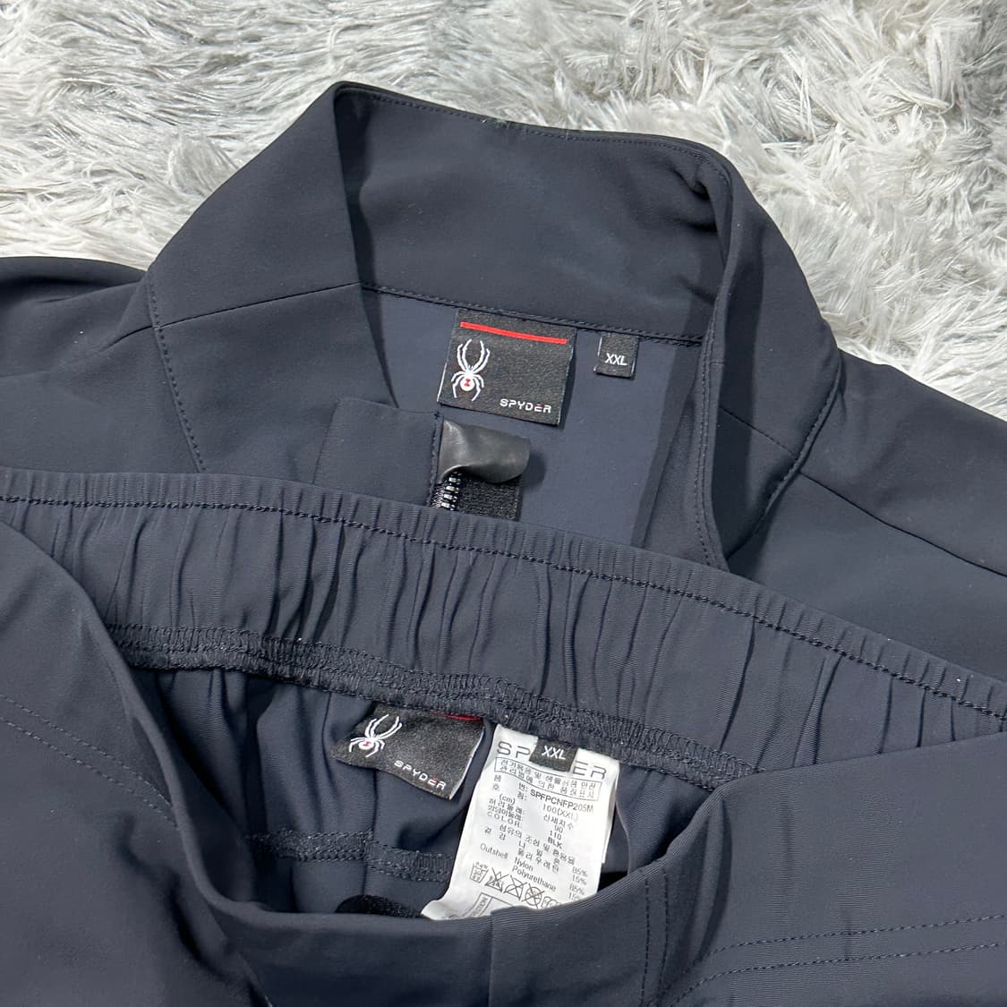 스파이더 블랙 트레이닝 세트 XXL 상품이미지4