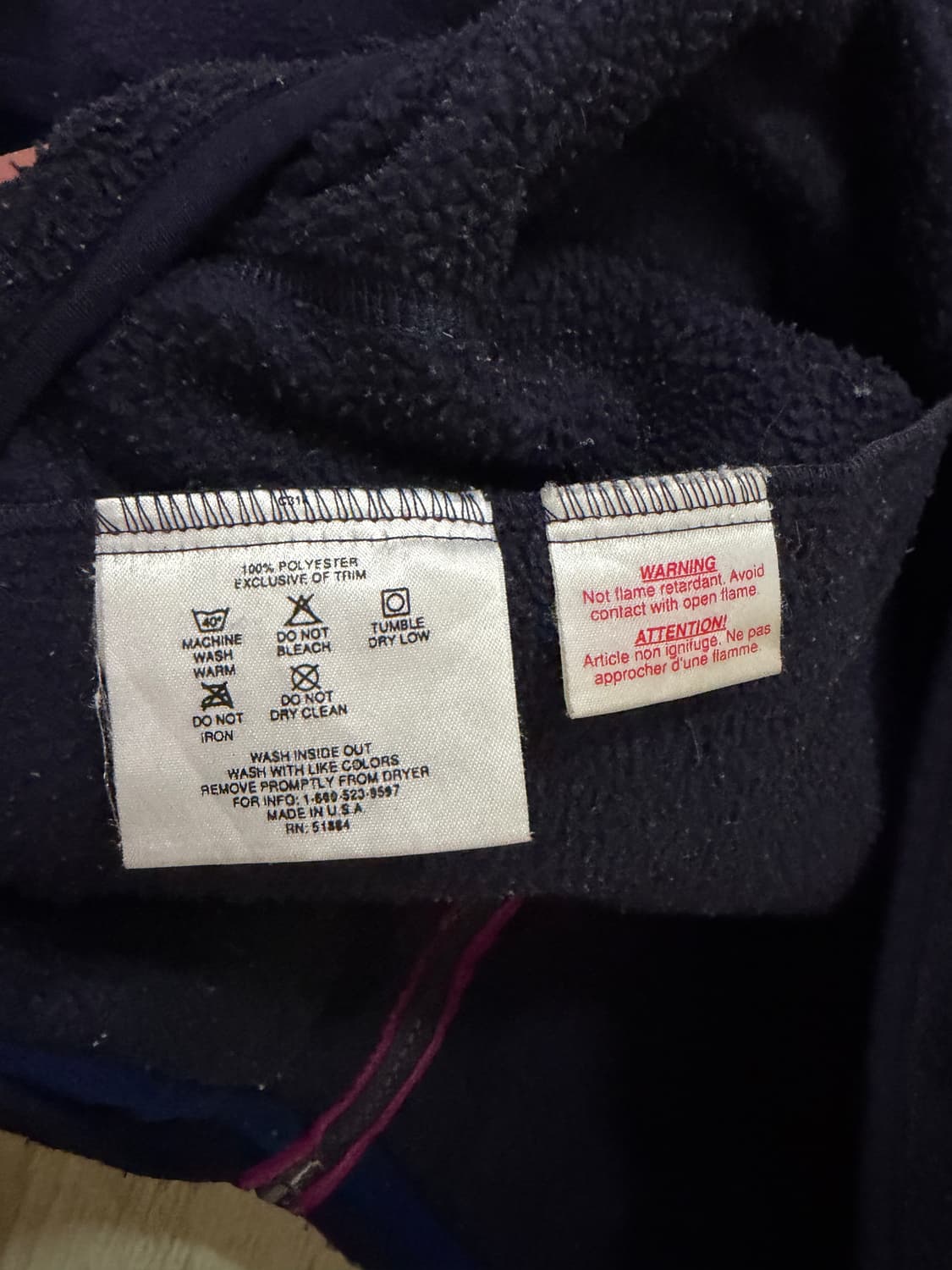 [12]파타고니아 신칠라 플리스 자켓 네이비 made in usa 상품이미지5