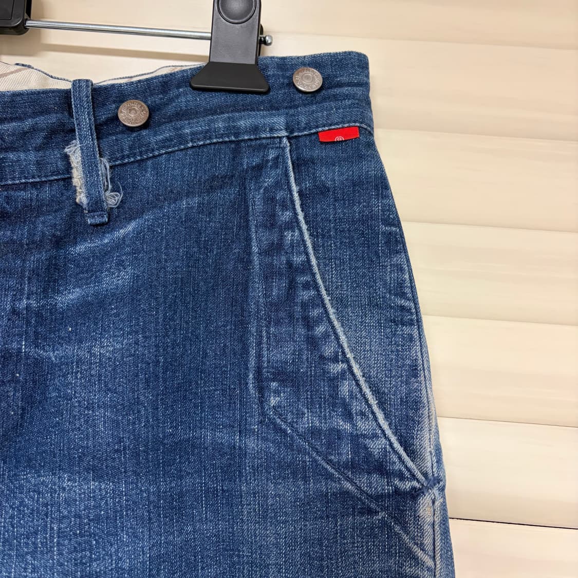 아나크로놈 ANACHRONORM 빈티지 워시드 데님 청바지 W32 상품이미지6