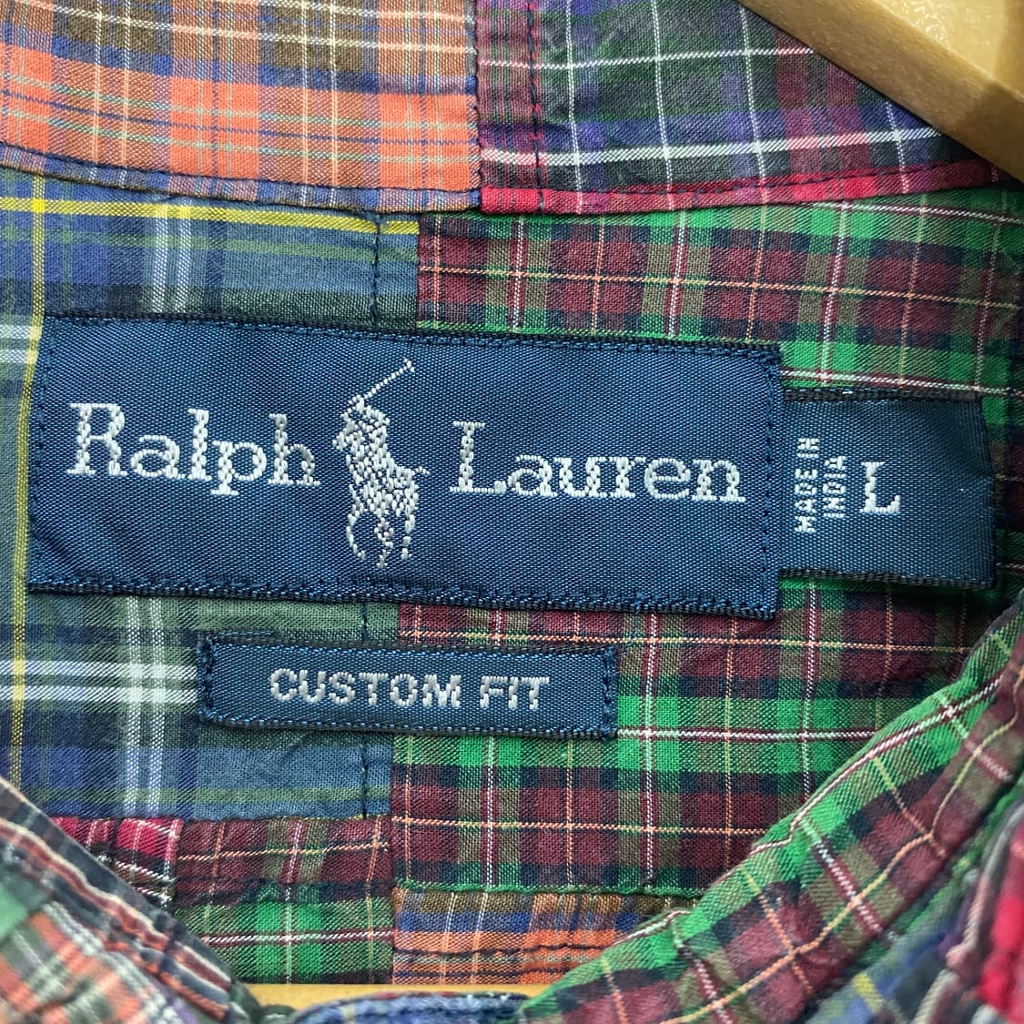 폴로 랄프로렌 패치워크 셔츠 L  상품이미지4