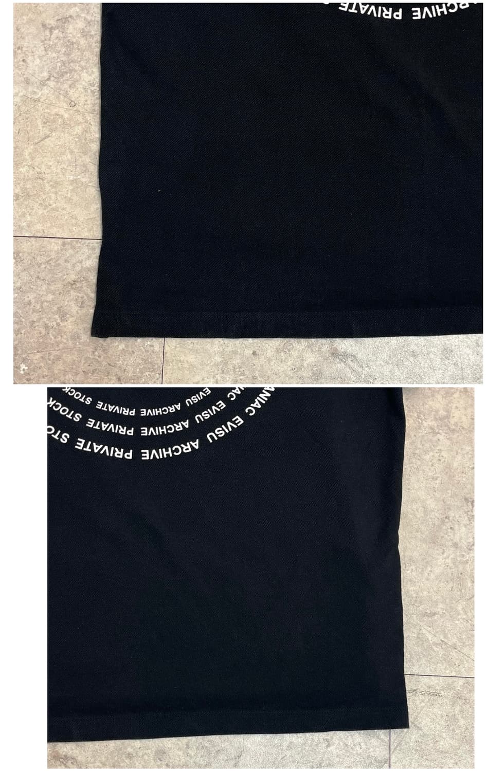에비수 반팔 카라티 블랙 110 (2XL) #csz4048 상품이미지9
