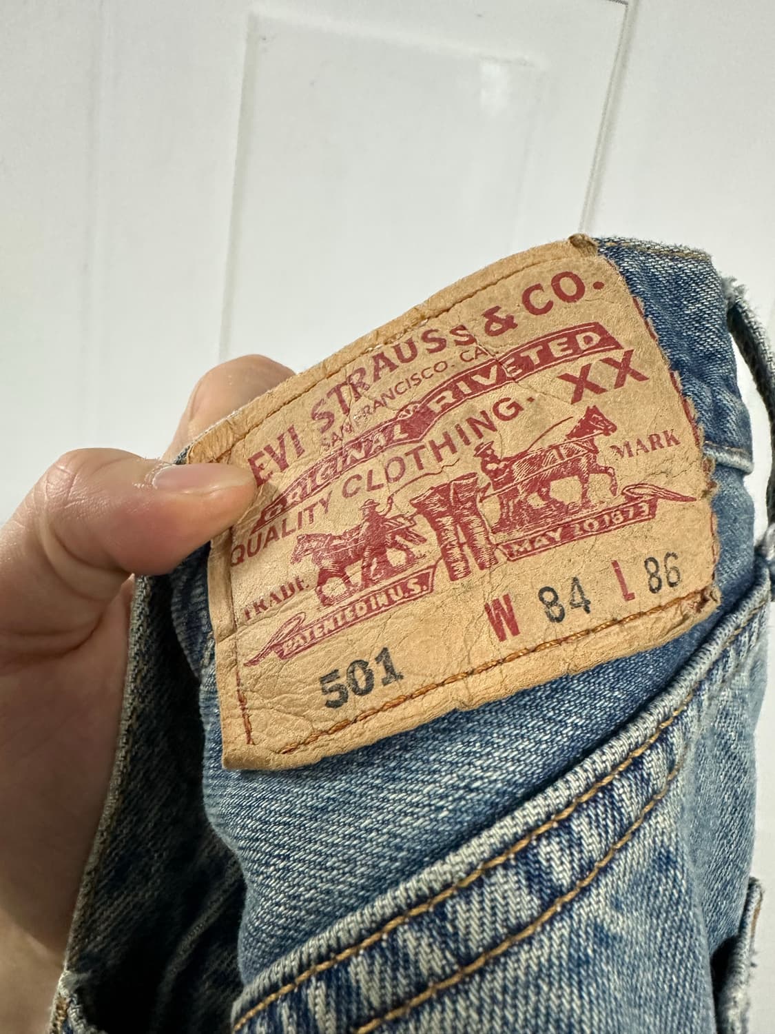 리바이스 501 데님 팬츠 상품이미지3