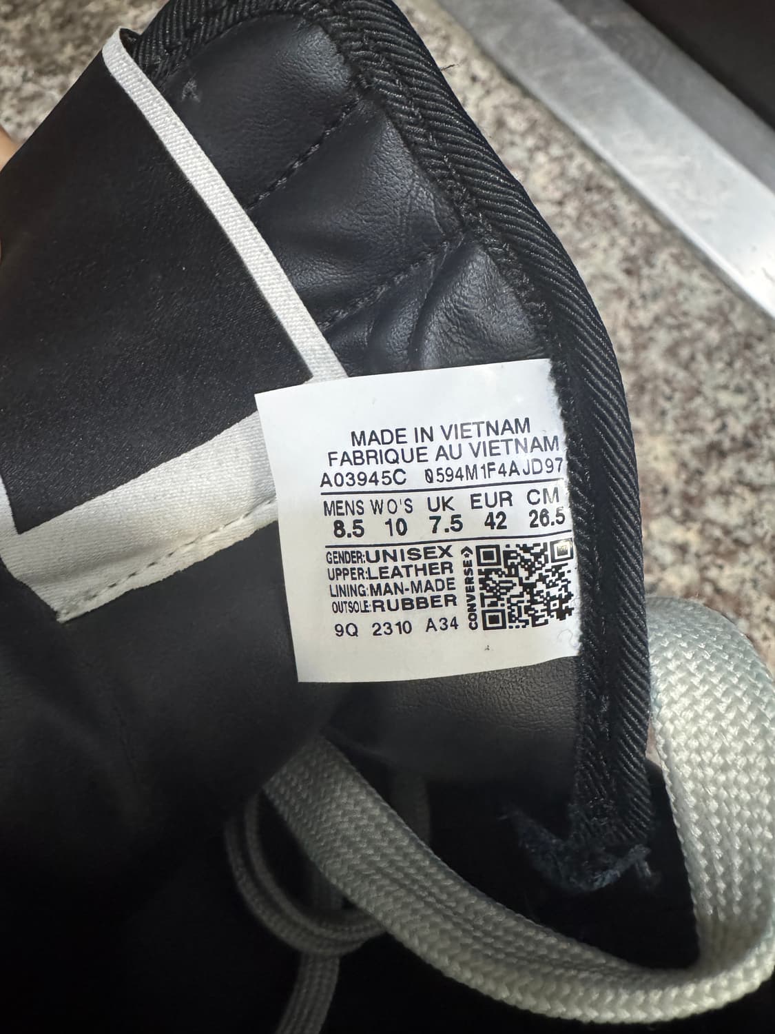 컨버스 x 릭 오웬스 다크쉐도우 터보웨폰 상품이미지6