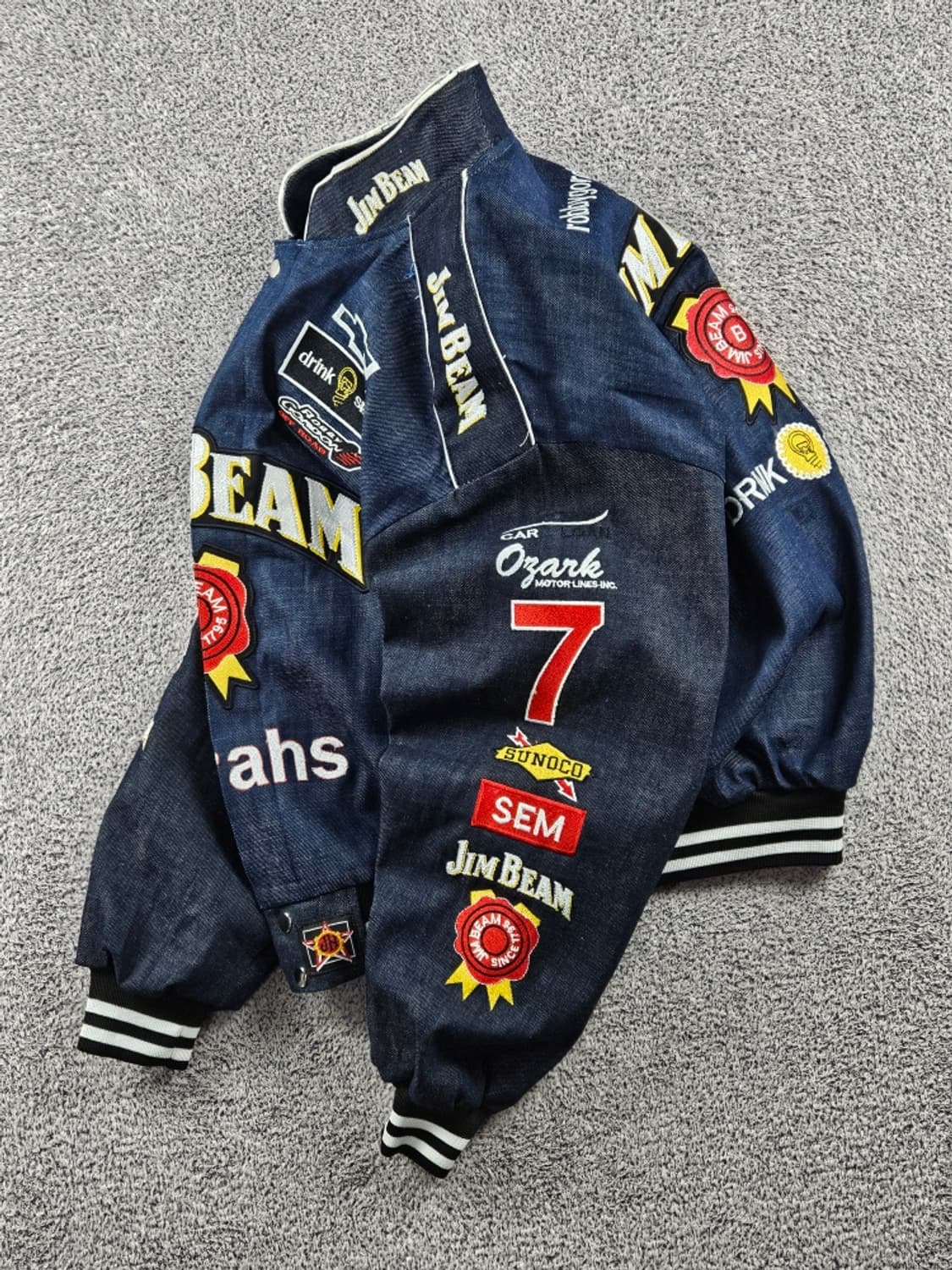 JH 리메이크 나스카 짐빔 레이싱 자켓 ( L ) / 11222 상품이미지3