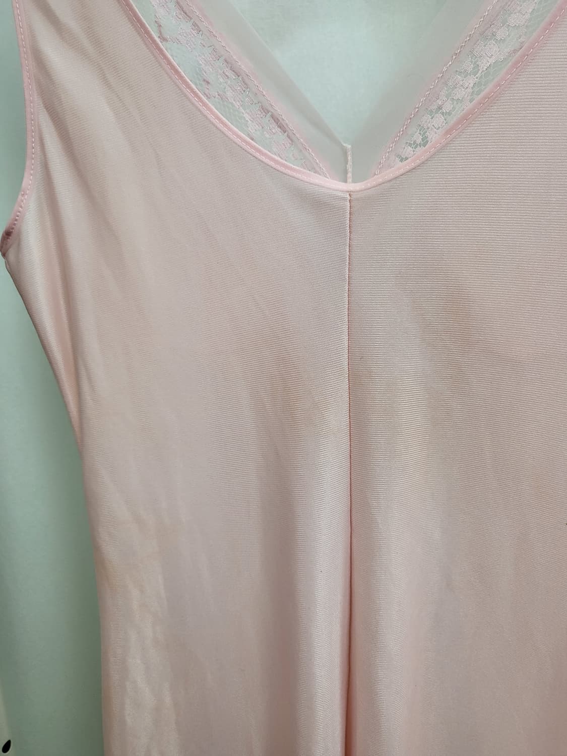 빈티지 베이비 핑크 슬립 드레스 상품이미지9