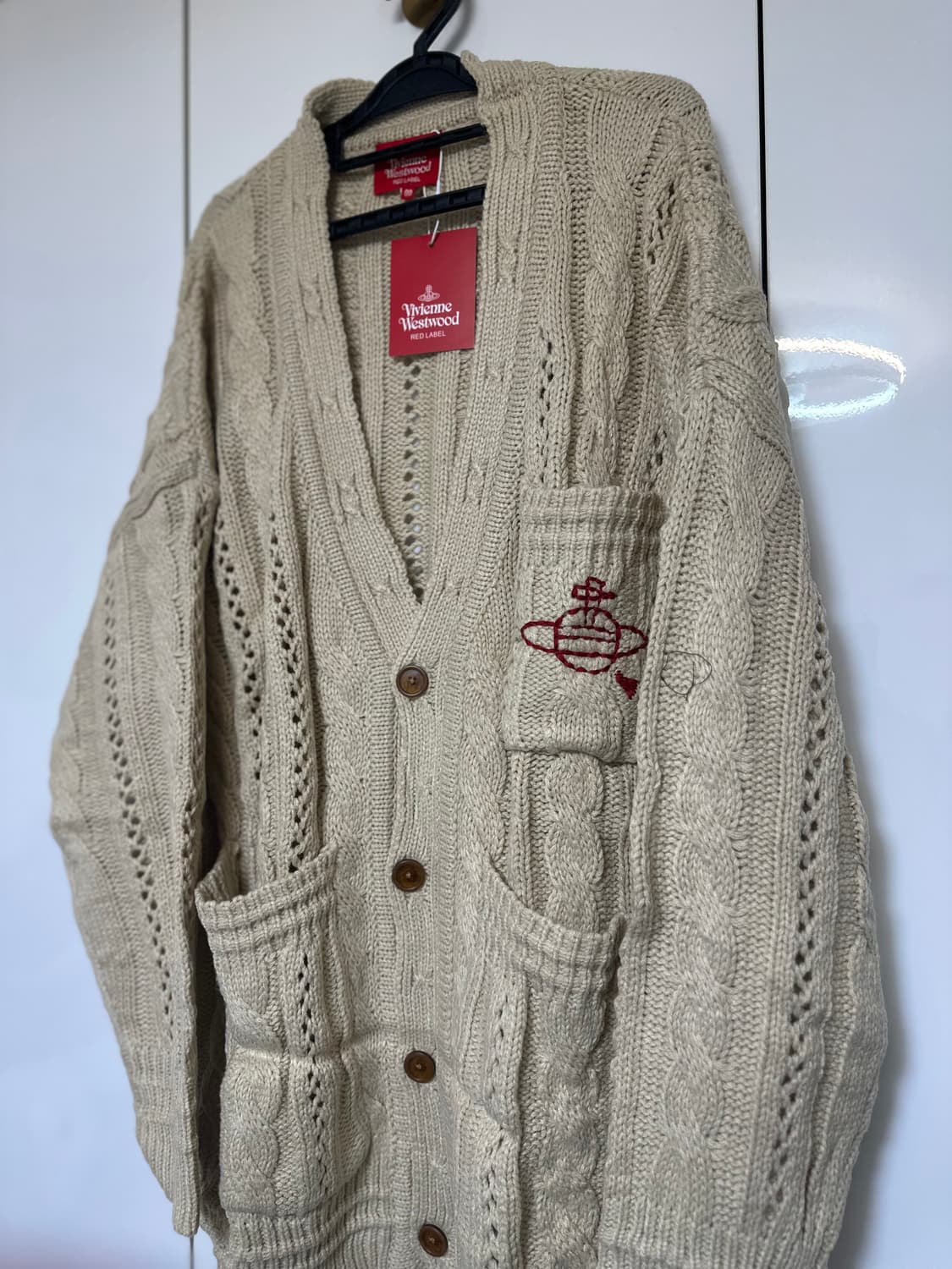 비비안웨스트우드 레드라벨 일본판 울 가디건 남여공용 상품이미지5