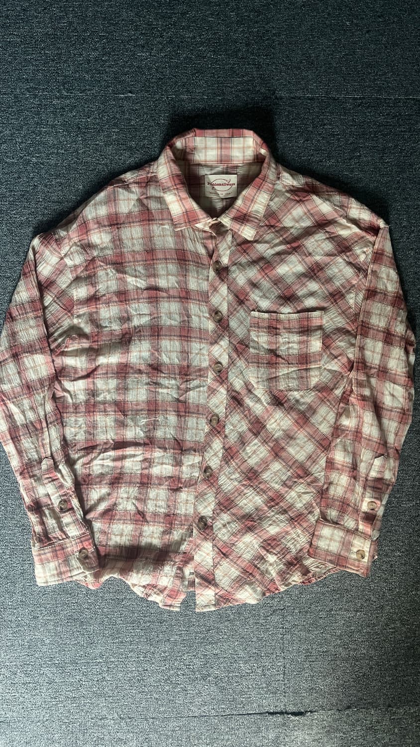 Number 25 player check shirt  상품이미지2