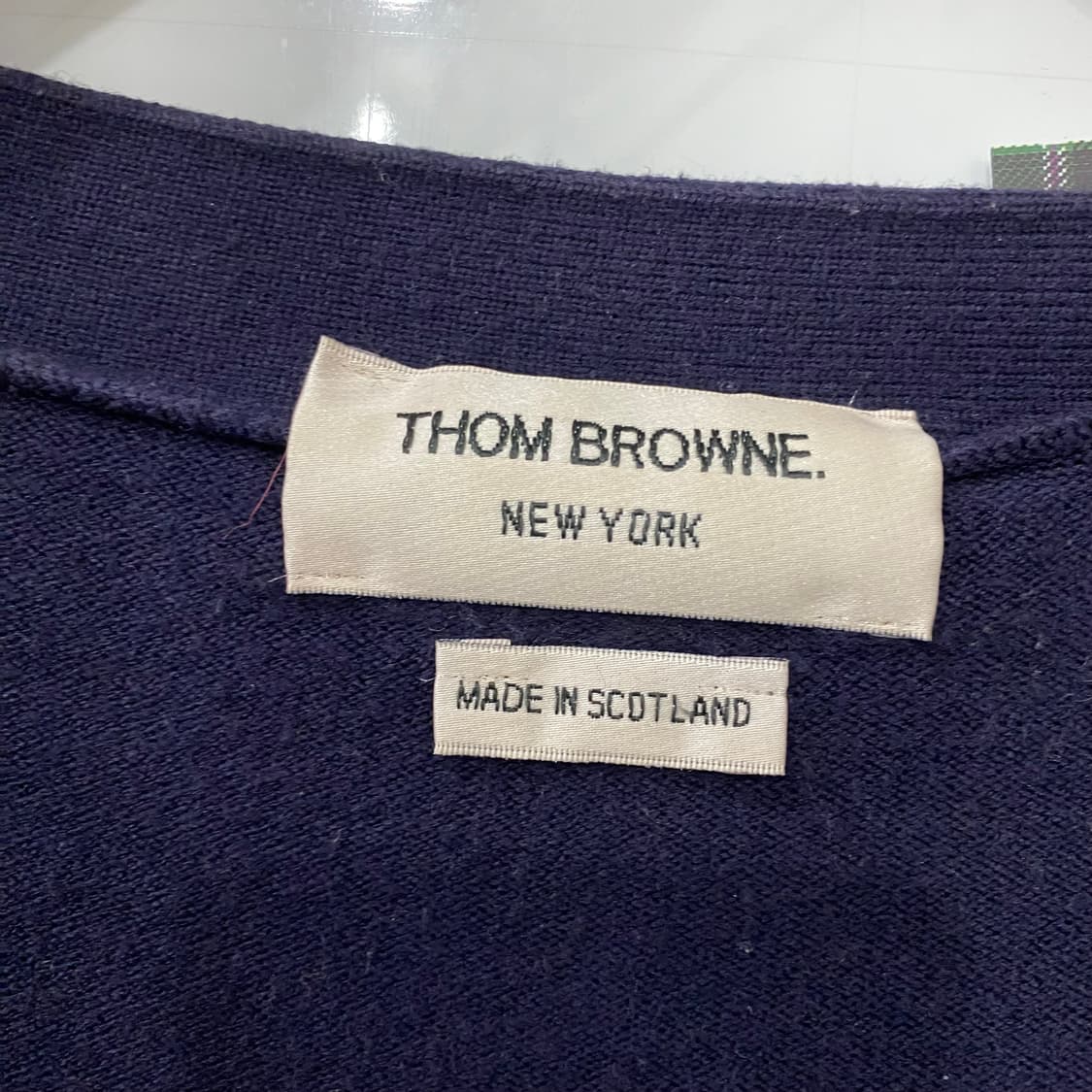 여성용 톰브라운 로고 가디건(S) 상품이미지4