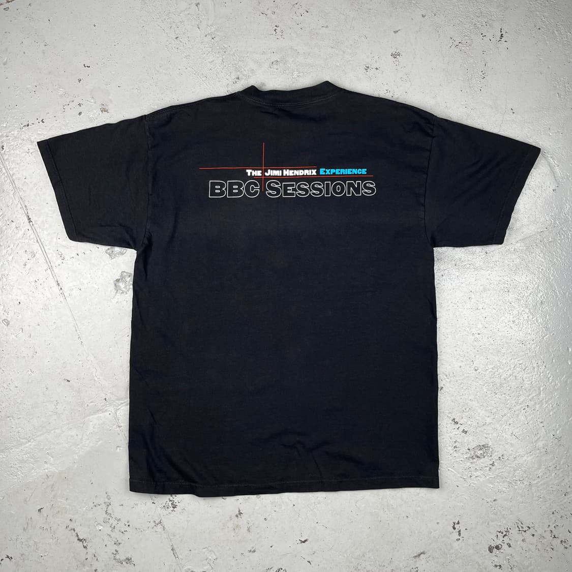 빈티지 Jimi Hendrix Experience BBC 세션 반팔티 상품이미지3