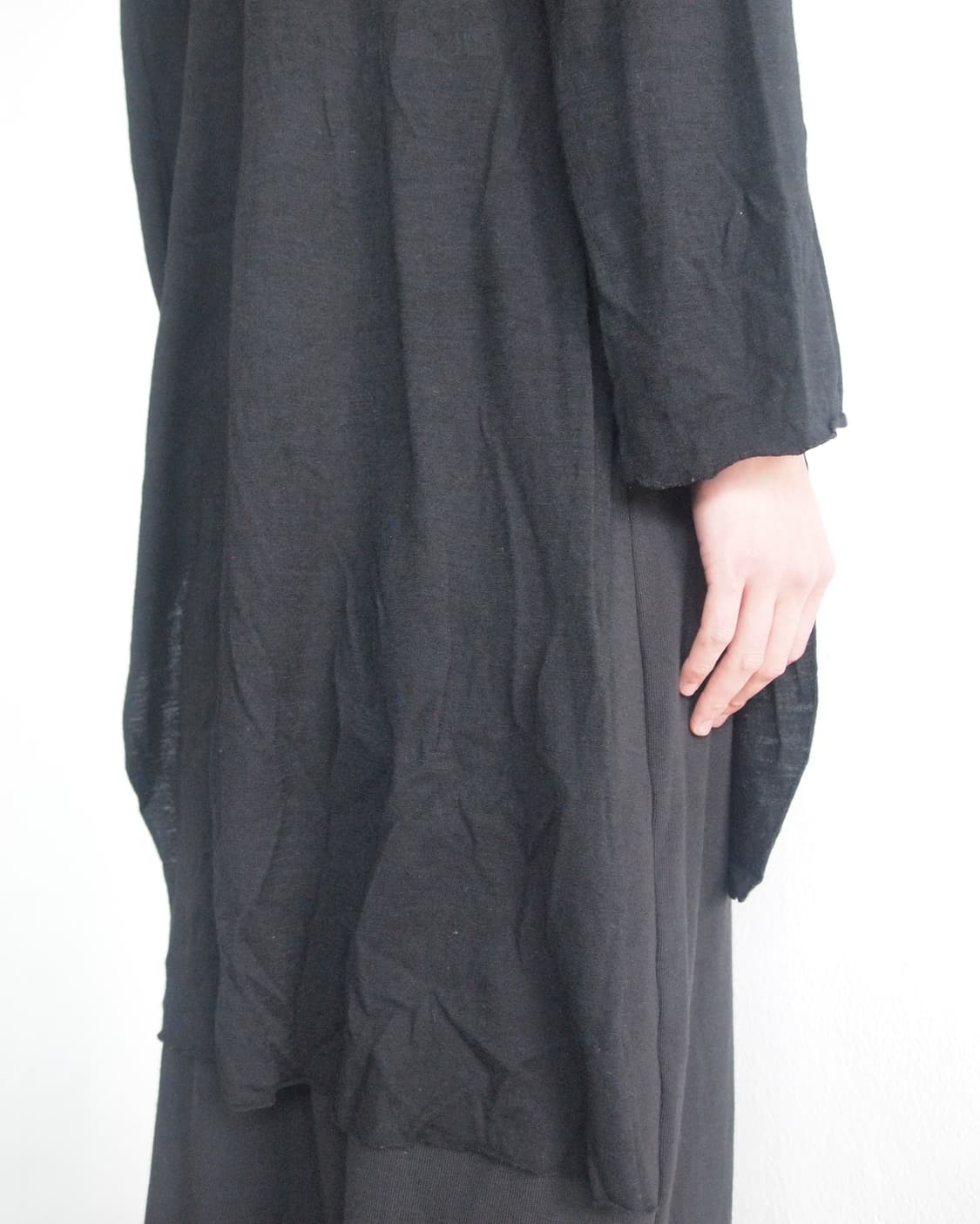 kujaku by 니시자카 타쿠마 asymmetric 하이넥 울 롱슬리브 상품이미지4