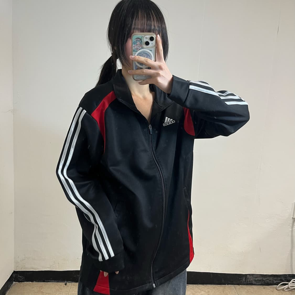 Adidas black red jersey 상품이미지2