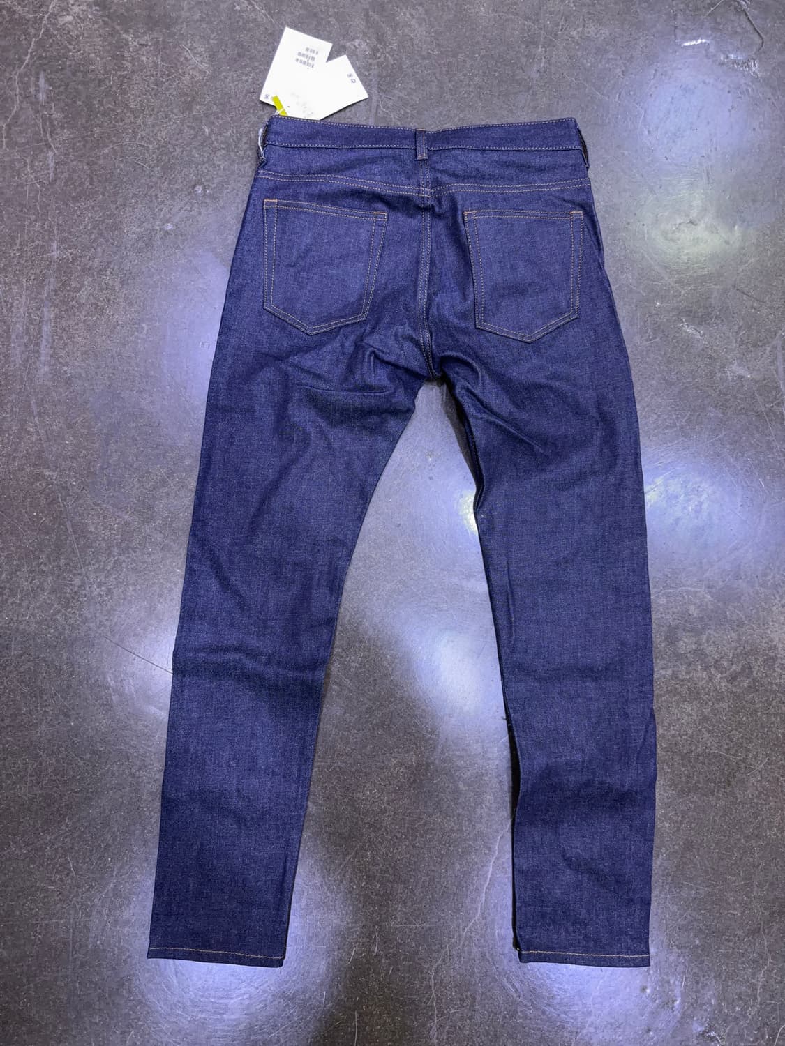 H&M 에디션 아시안핏 슬림 딥인디고 논워싱 데님팬츠 29 상품이미지2