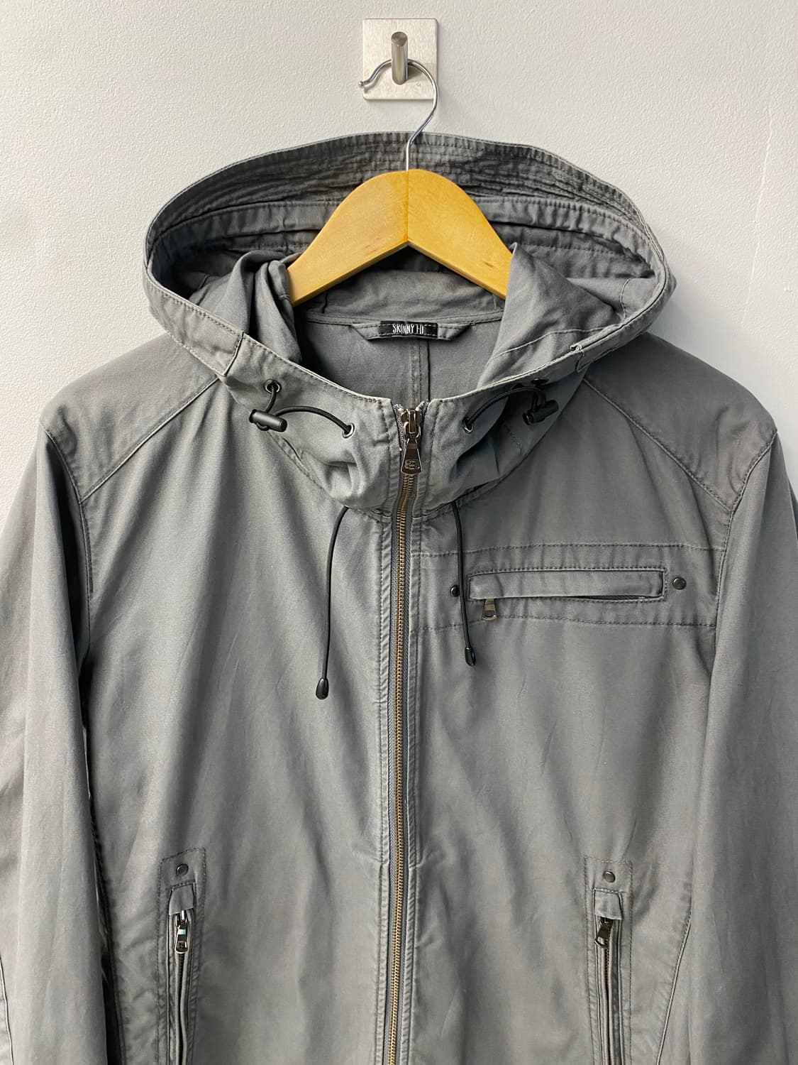 [M] Old Uniqlo 올드 유니클로 스키니 핏 유틸리티 후드자켓 상품이미지4
