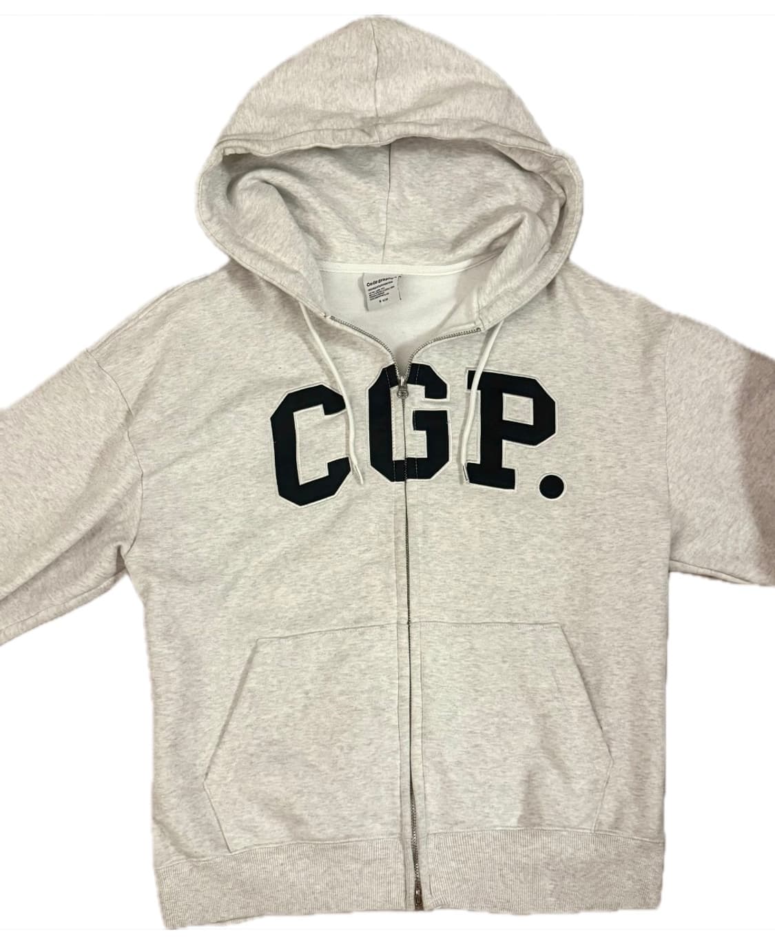 코드그라피 CGP 아치 로고 후드집업 상품이미지1