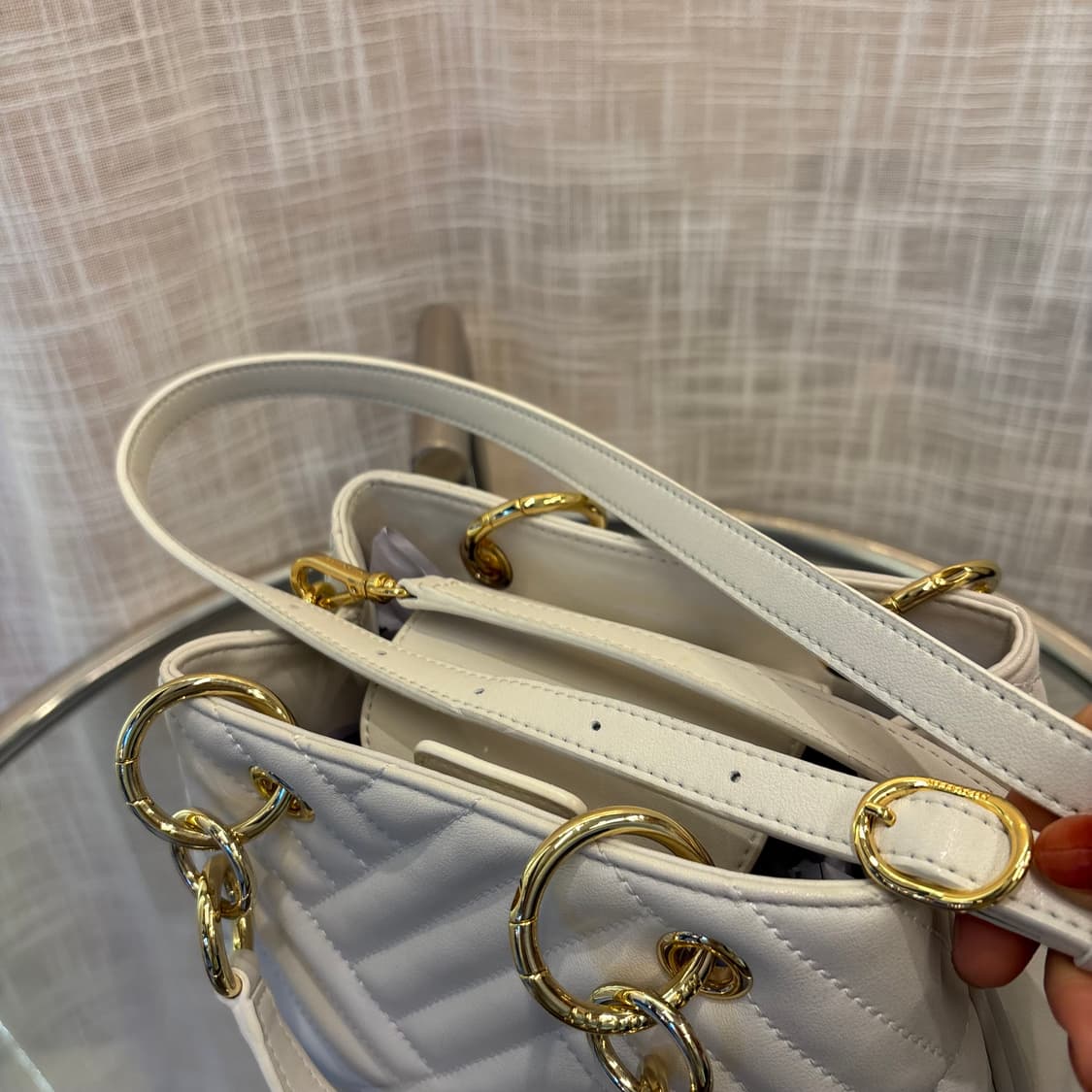 정품 메트로시티 퀄팅 투웨이 크로스백    상품이미지9