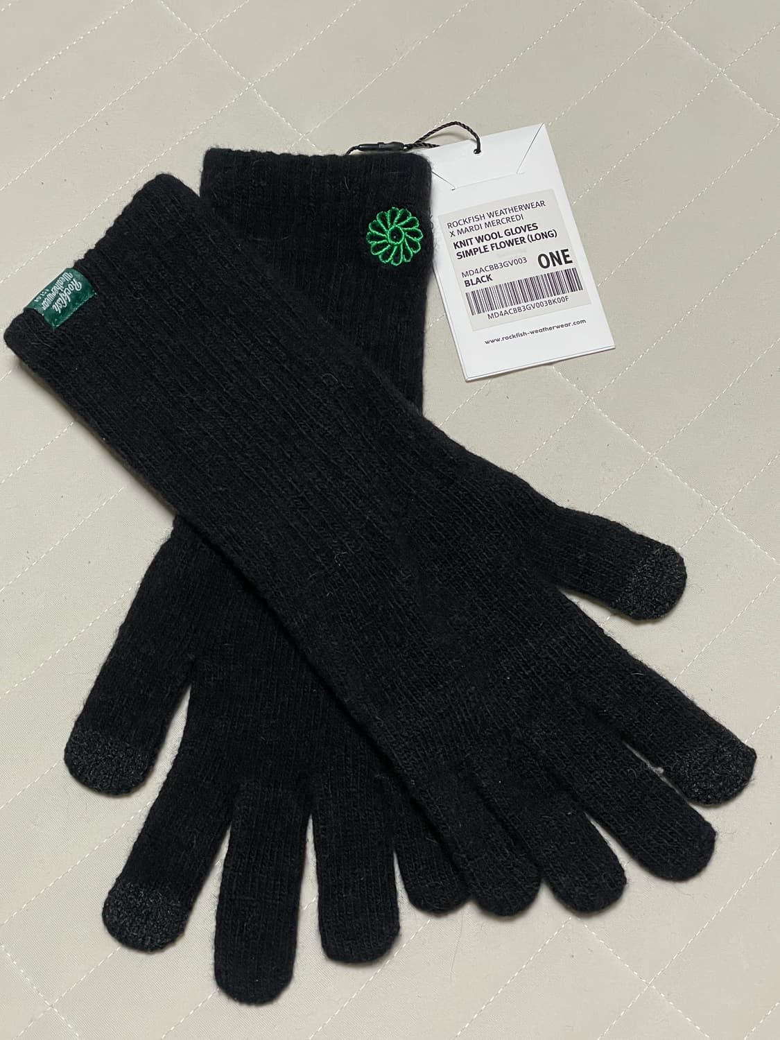 락피쉬웨더웨어 블랙 스마트폰 터치 장갑 상품이미지1