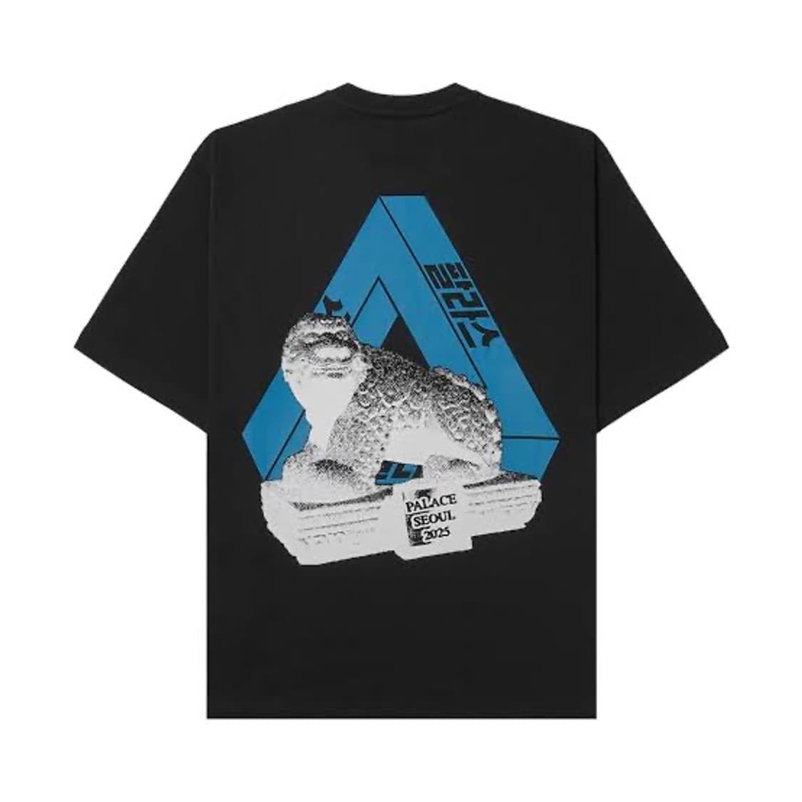 팔라스 서울 2 서울 트라이퍼그 티셔츠 블랙 - 25SS 상품이미지3