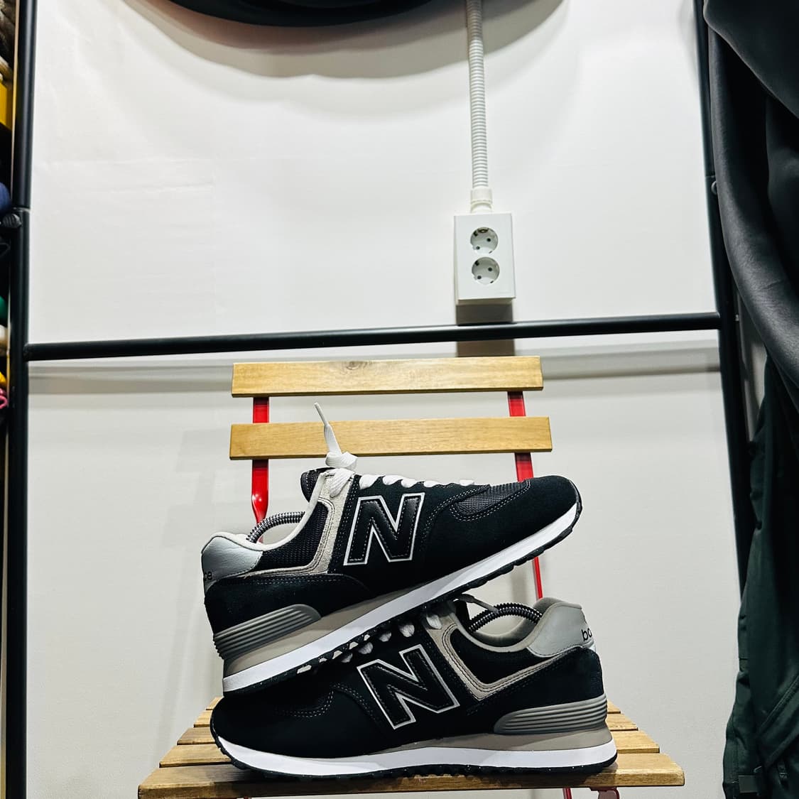 280) 뉴발란스 운동화 남성 남자 신발  574 블랙 상품이미지7