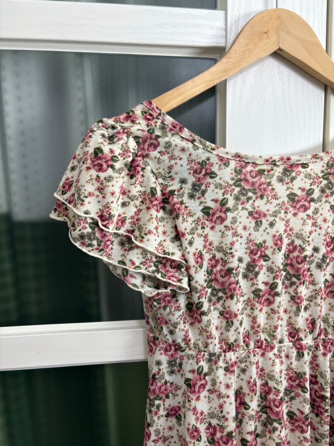 플라워 언발 블라우스 상품이미지6