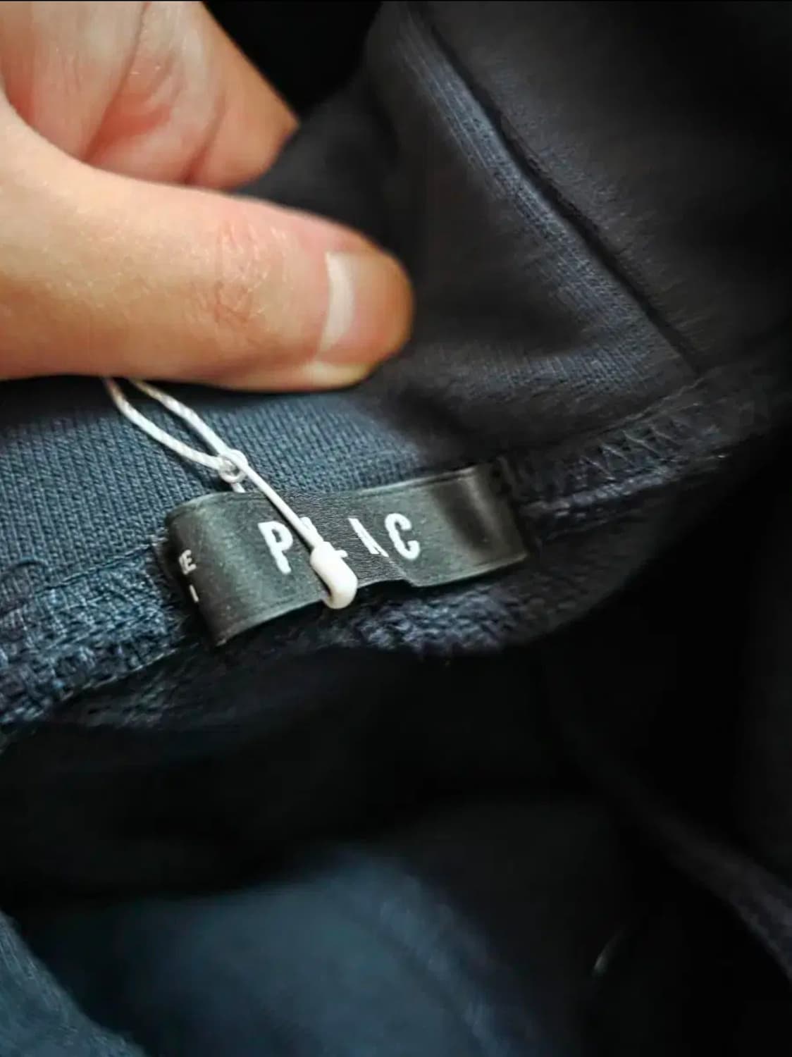 (새상품)플랙진(PLAC) 네이비 후드티 (M) 상품이미지3