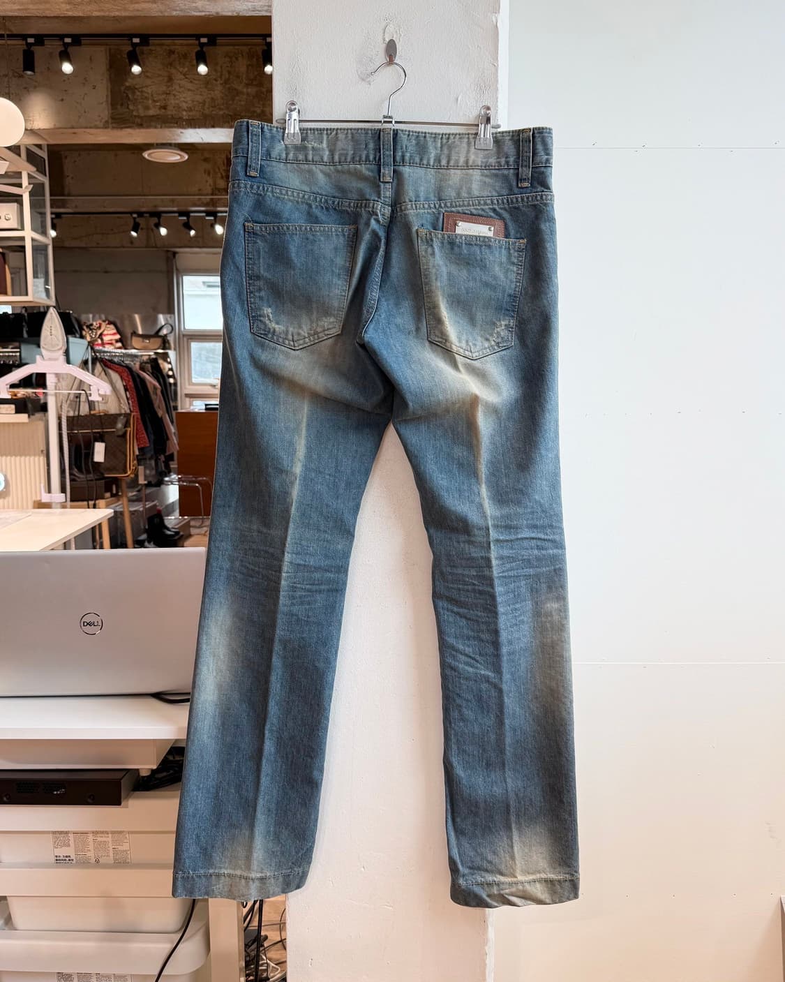 돌체앤가바나 데님 빈티지 워싱 팬츠 상품이미지5