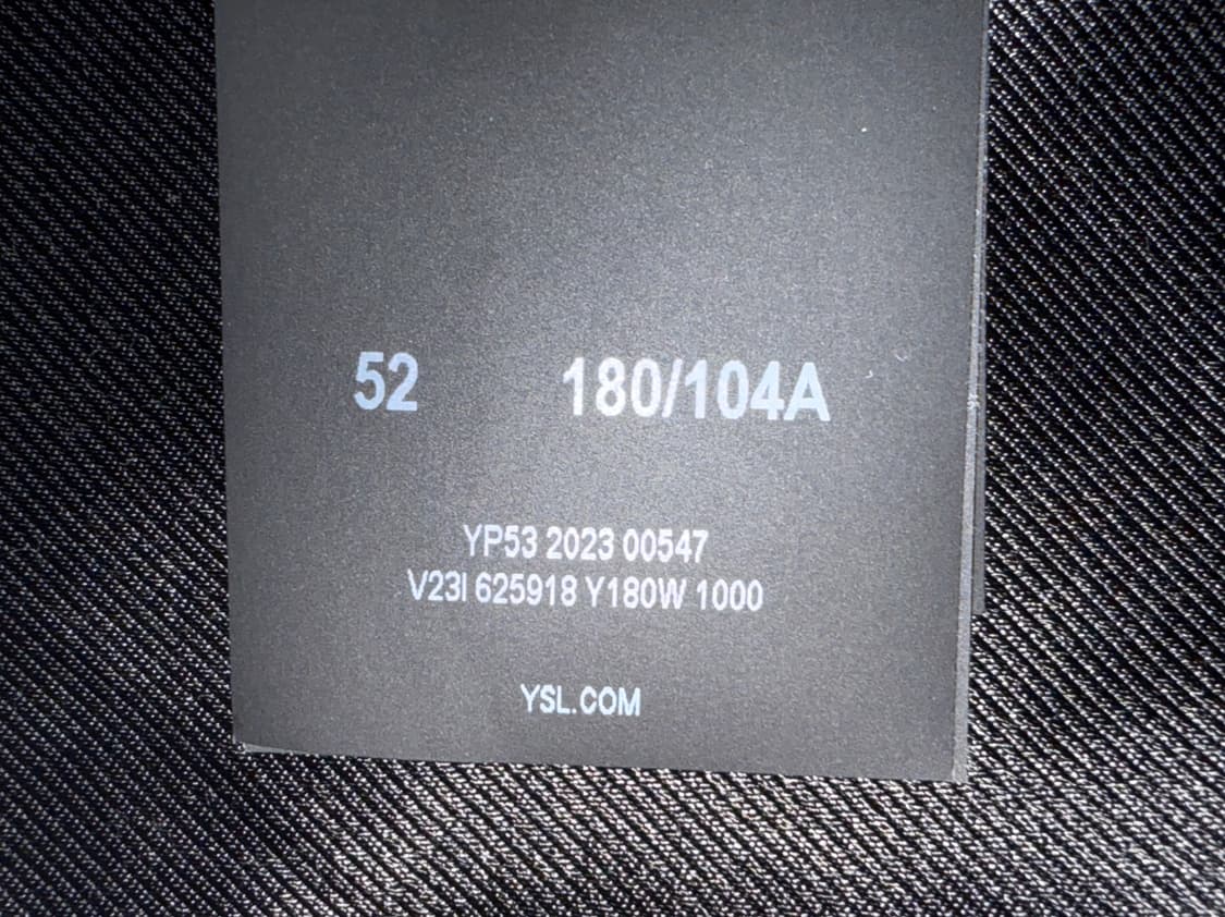 생로랑 백로고 테디자켓 52sz(약 105) 상품이미지4