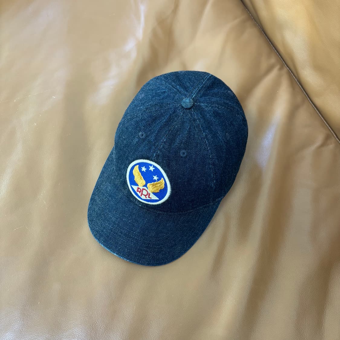 RRL 더블알엘 랄프로렌 폴로 데님 6패널 볼캡 모자 (Denim) 상품이미지5