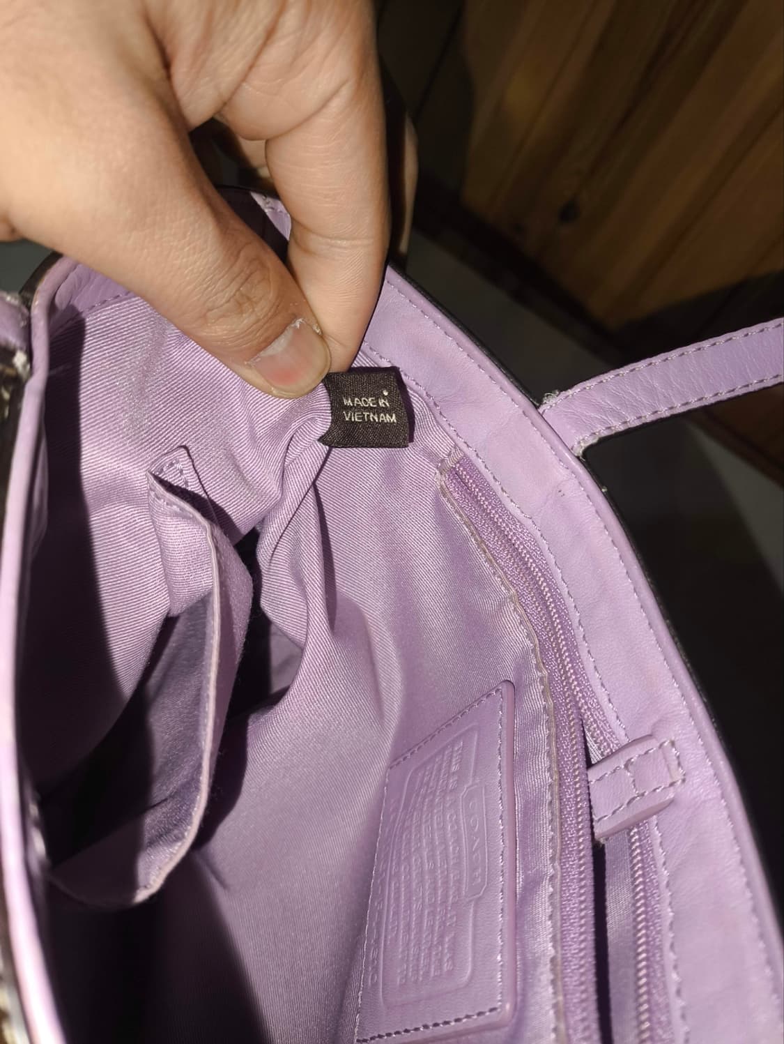 코치 시그니처 미니 토트백 상품이미지8