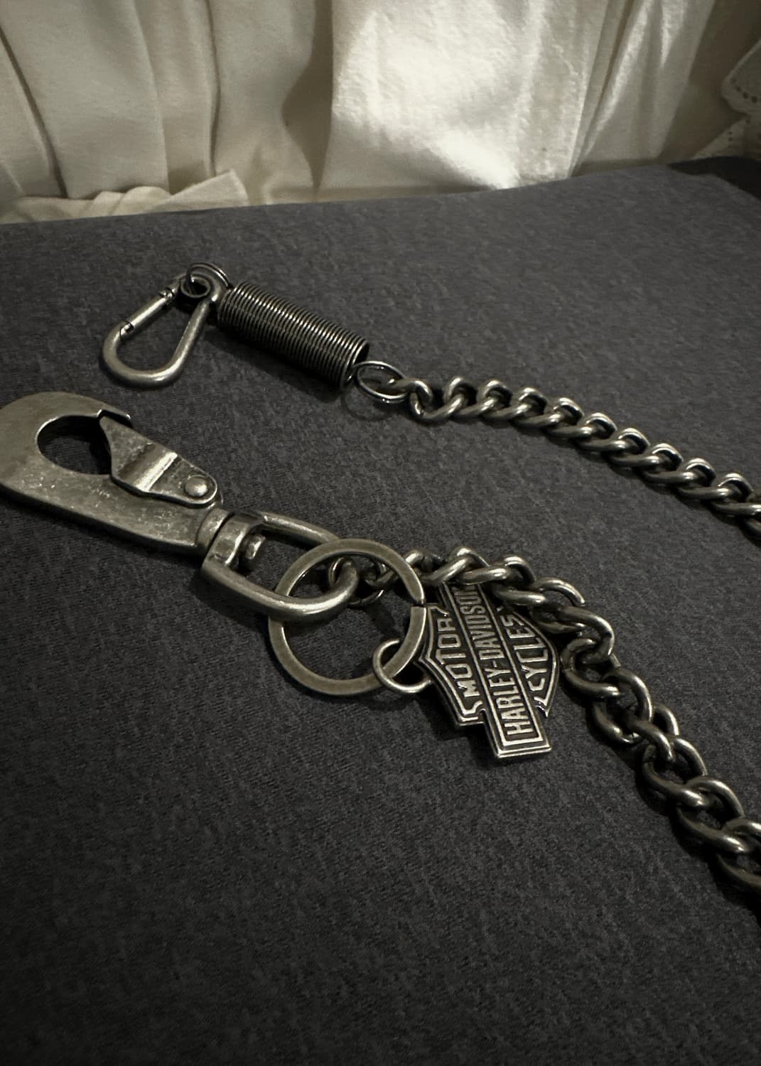 할리데이비슨 건메탈 월렛체인 상품이미지2