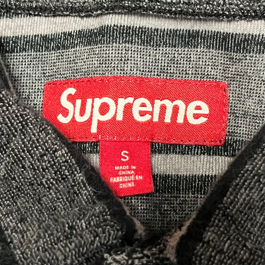 슈프림 스트라이프 테리 숏슬리브 폴로 - 24SS 상품이미지5