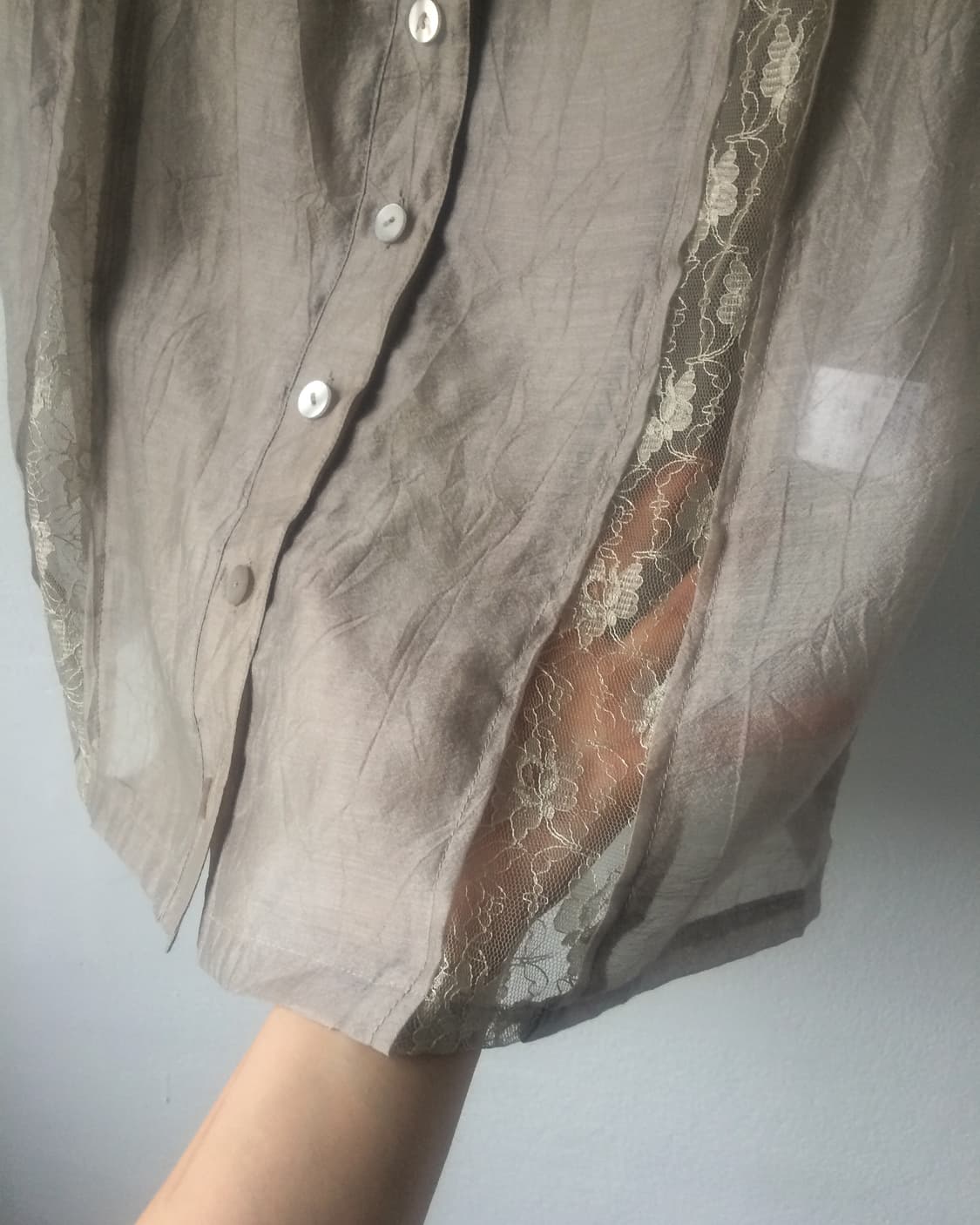 Lace layered vest 상품이미지6