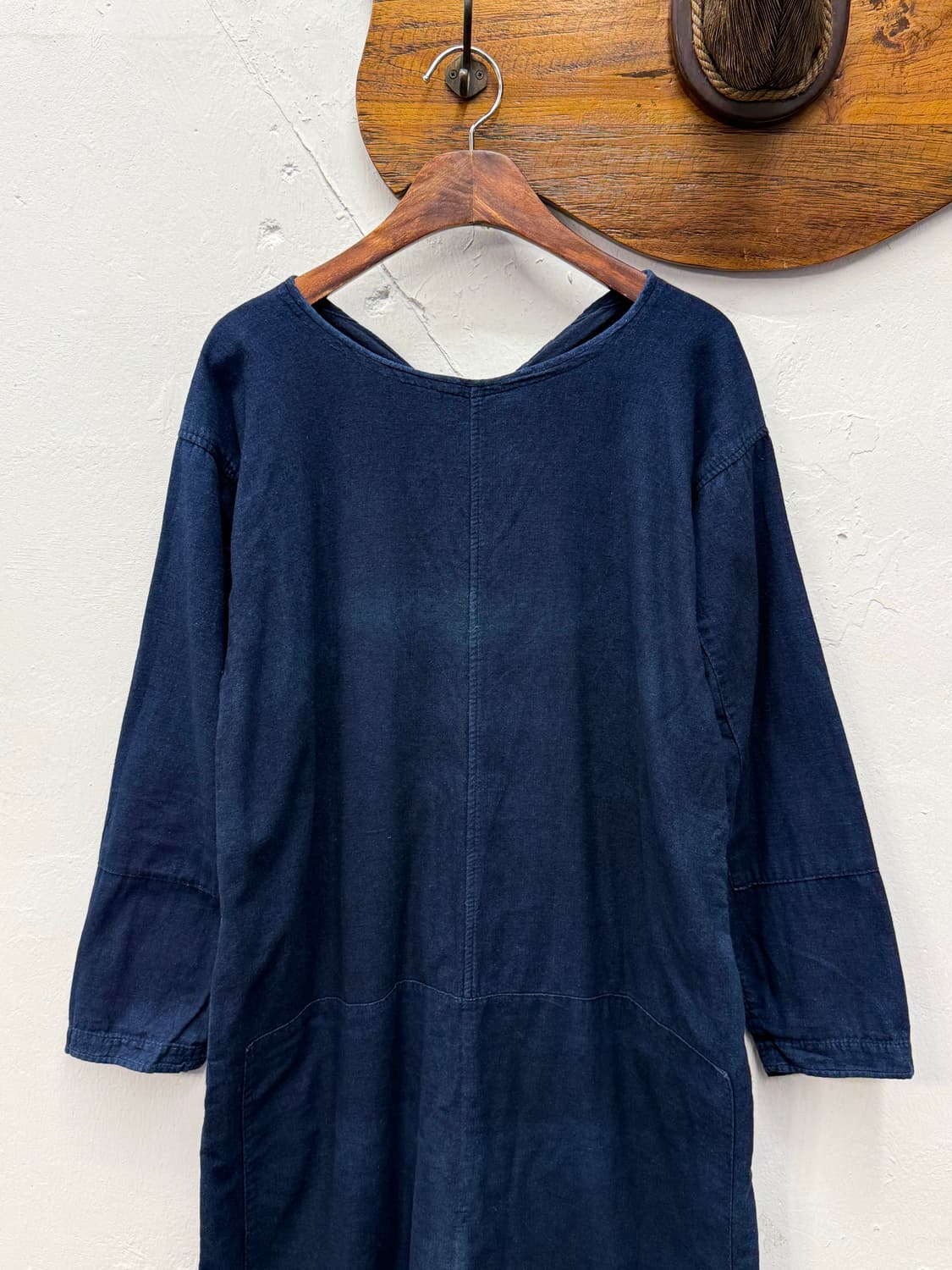 Japan 45R Indigo Cotton Long One-piece 상품이미지2