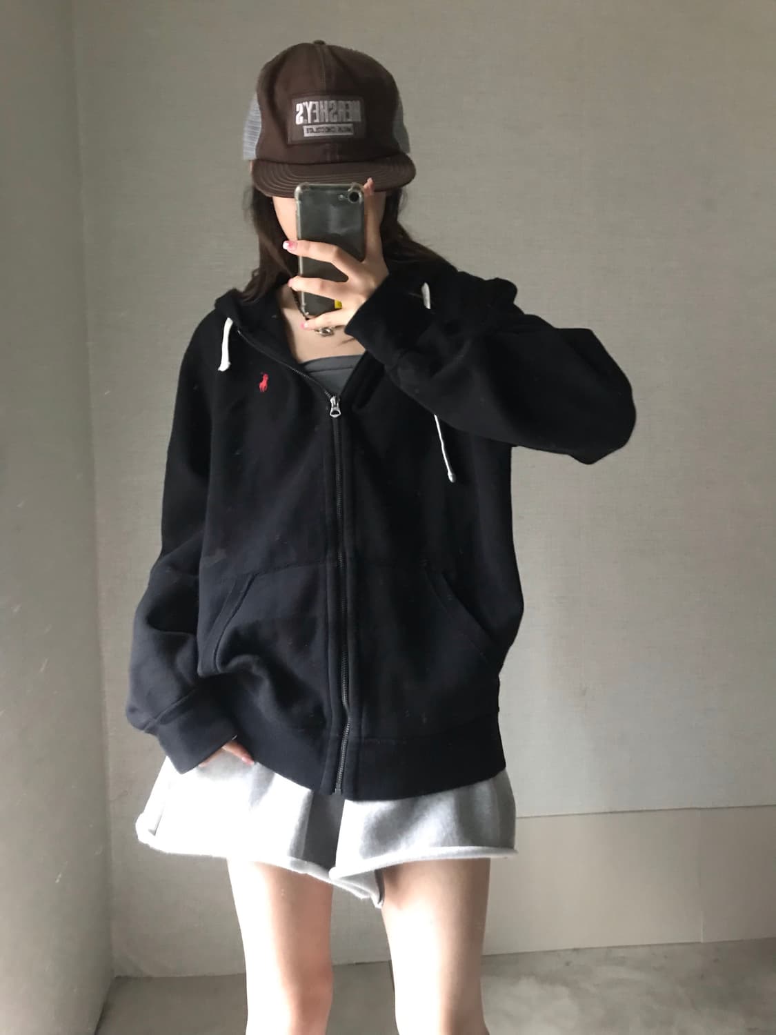 폴로 검빨 후드집업 상품이미지4