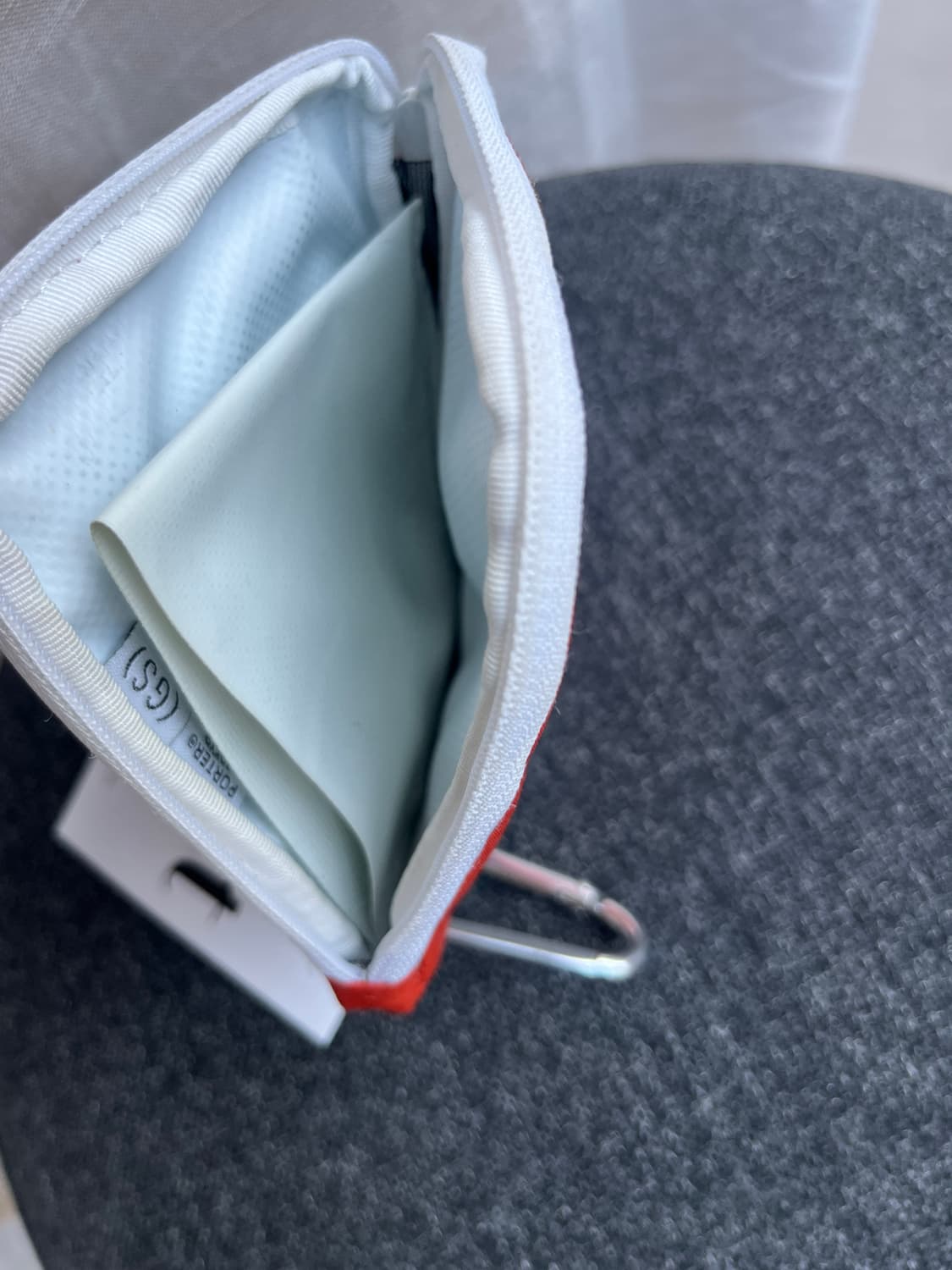 Porter 포터 화이트 트림 지갑 오렌지 상품이미지6