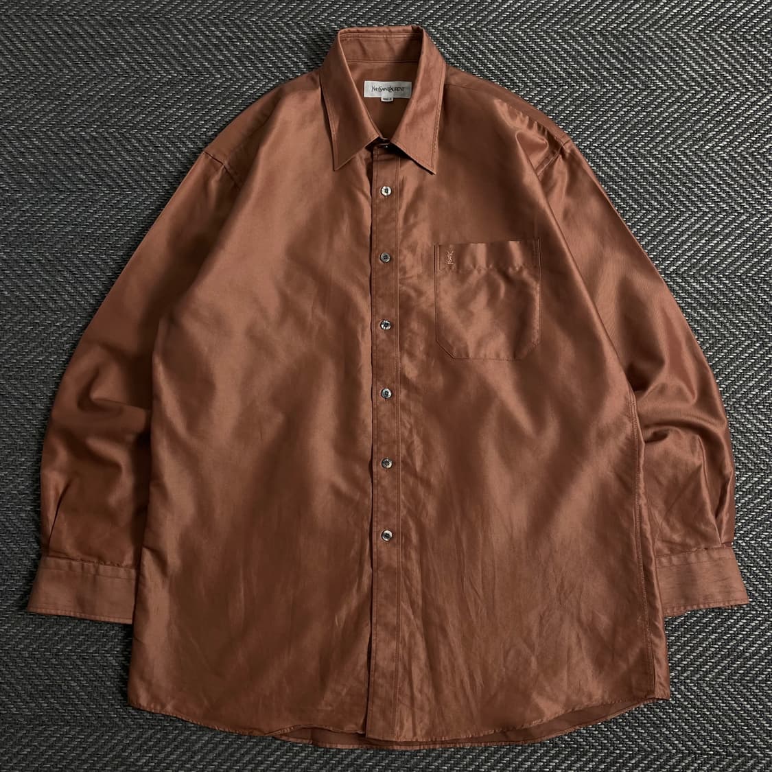 90s 입생로랑 아카이브 자수로고 셔츠y 3895 상품이미지2