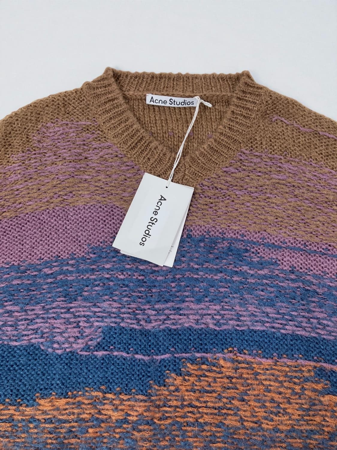 아크네 스튜디오 그레디언트 모헤어 스웨터 니트 멀티컬러 S사이즈 상품이미지3